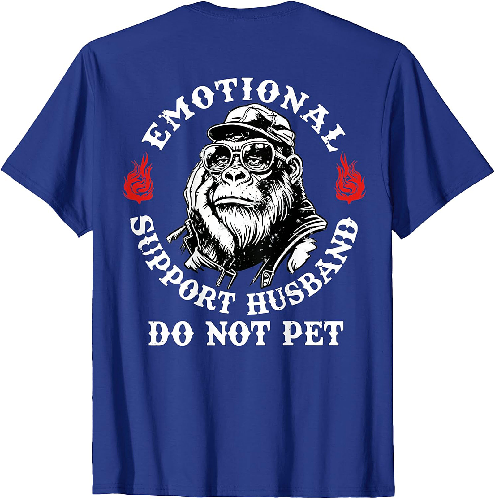 Emotional Support Husband Do Not Pet Funny T-Shirt