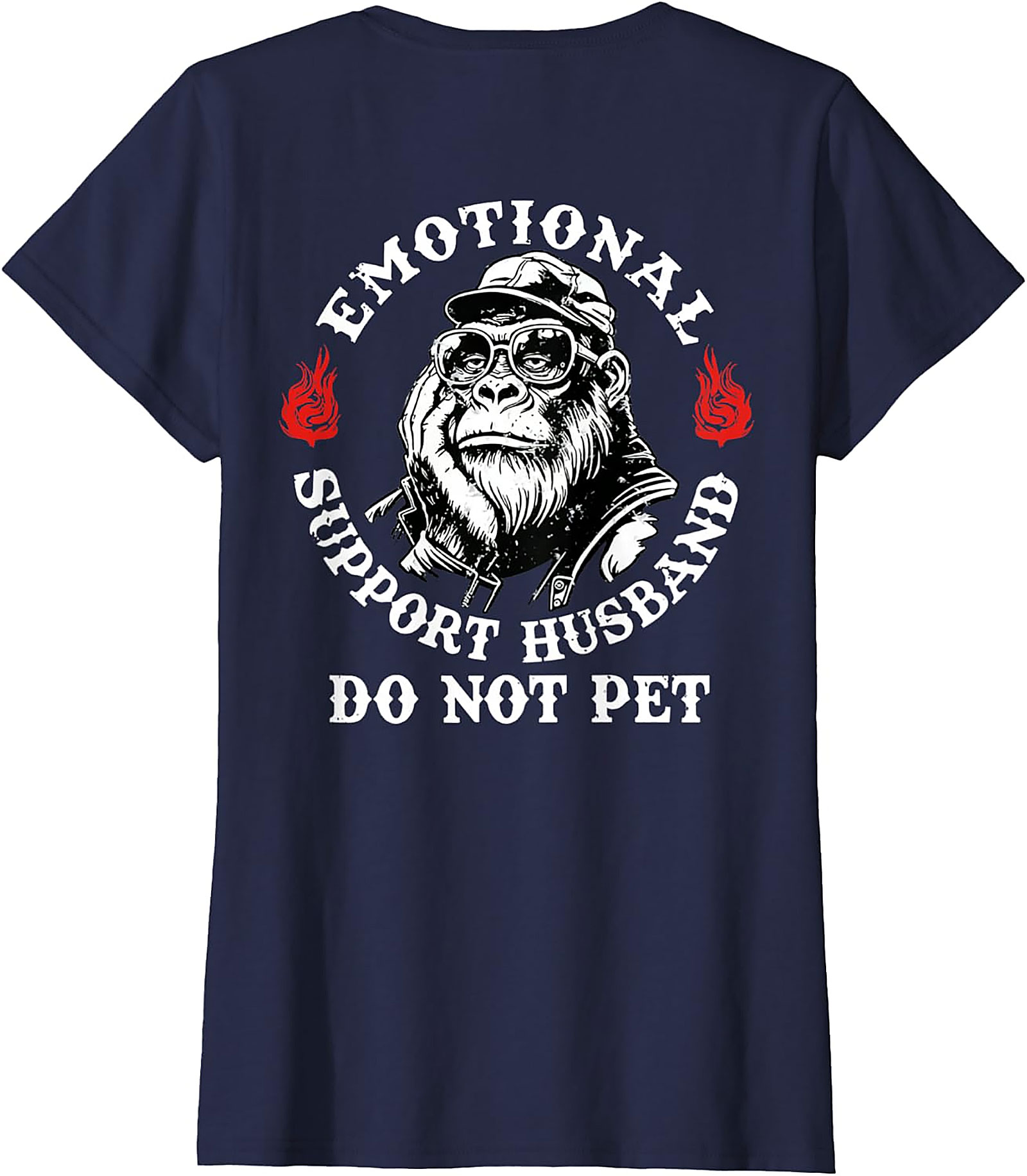 Emotional Support Husband Do Not Pet Funny T-Shirt