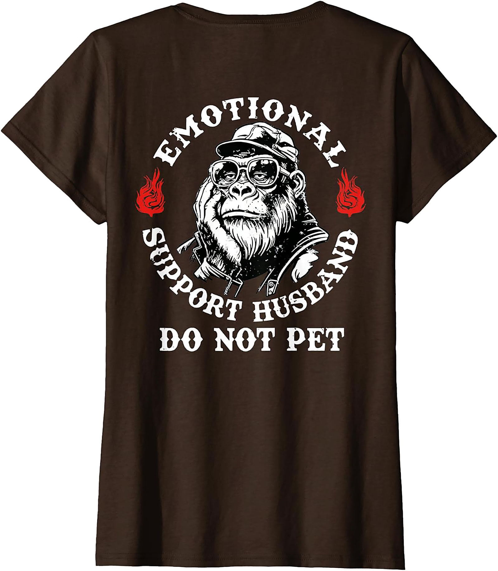 Emotional Support Husband Do Not Pet Funny T-Shirt