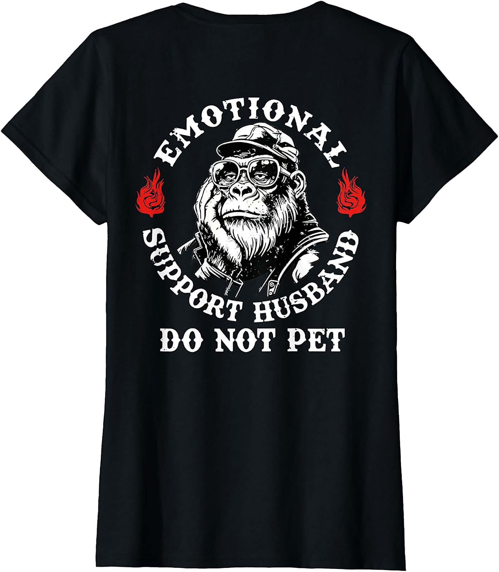 Emotional Support Husband Do Not Pet Funny T-Shirt