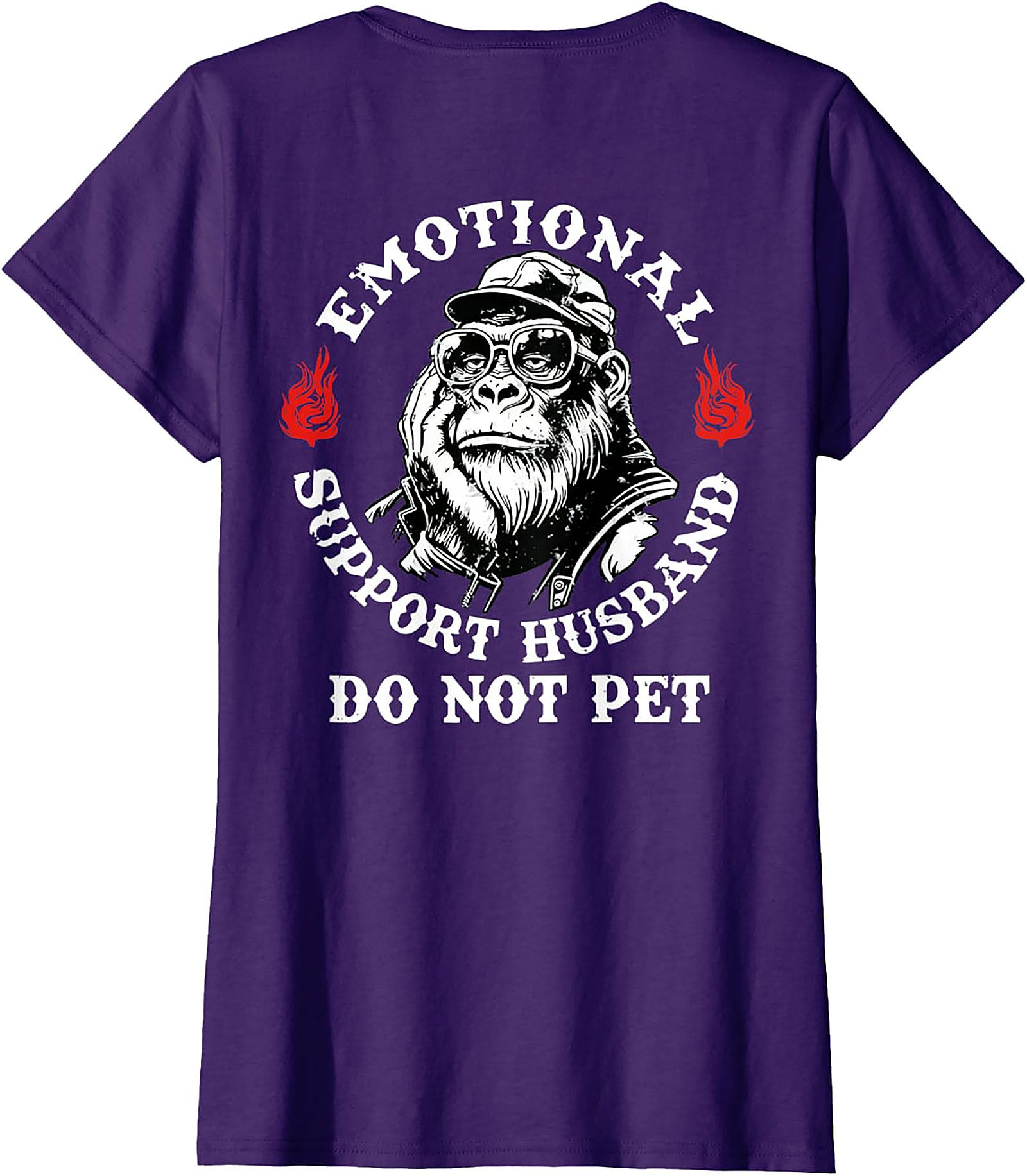 Emotional Support Husband Do Not Pet Funny T-Shirt