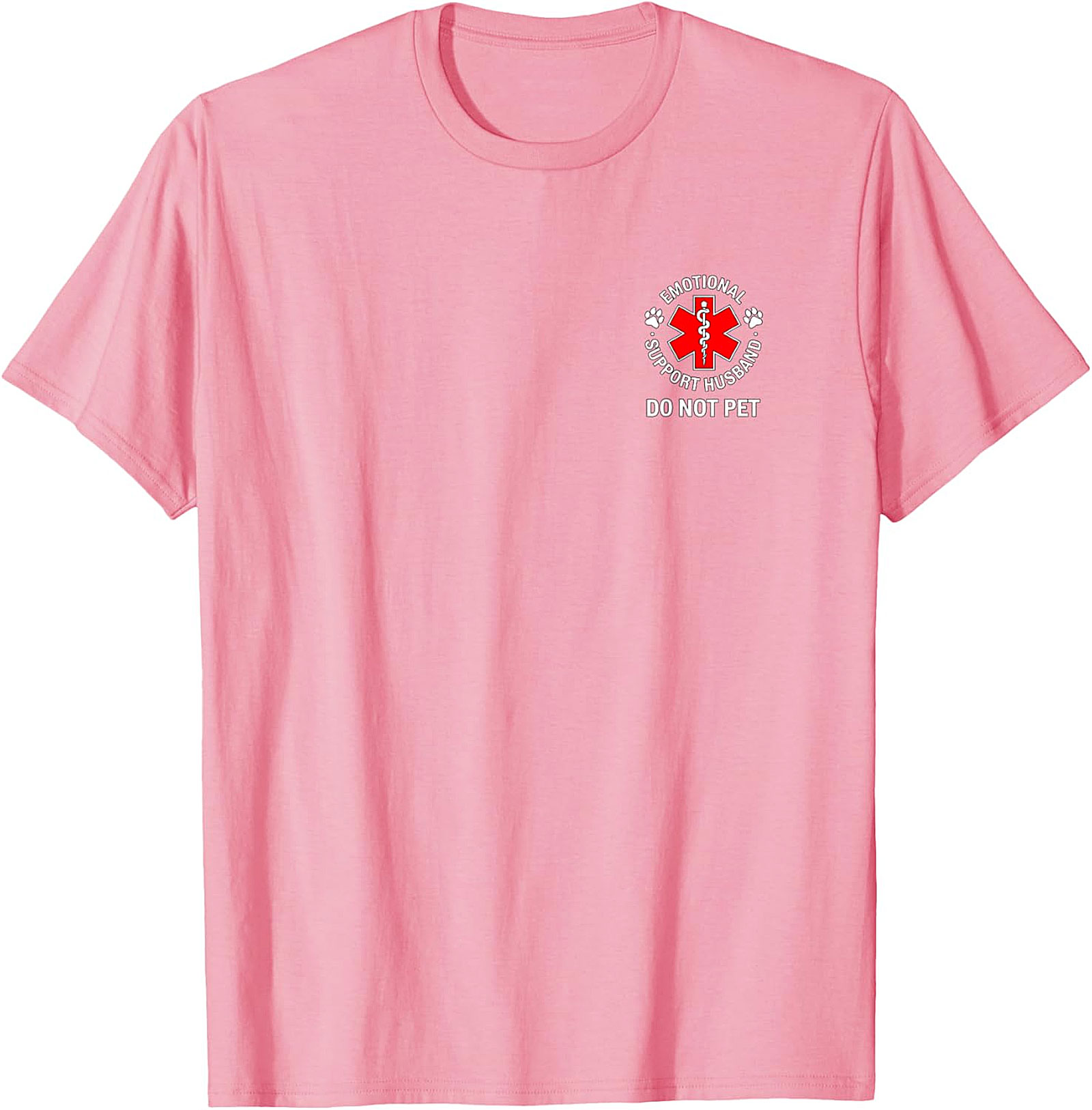 Emotional Support Husband T-Shirt - Funny Do Not Pet Tee