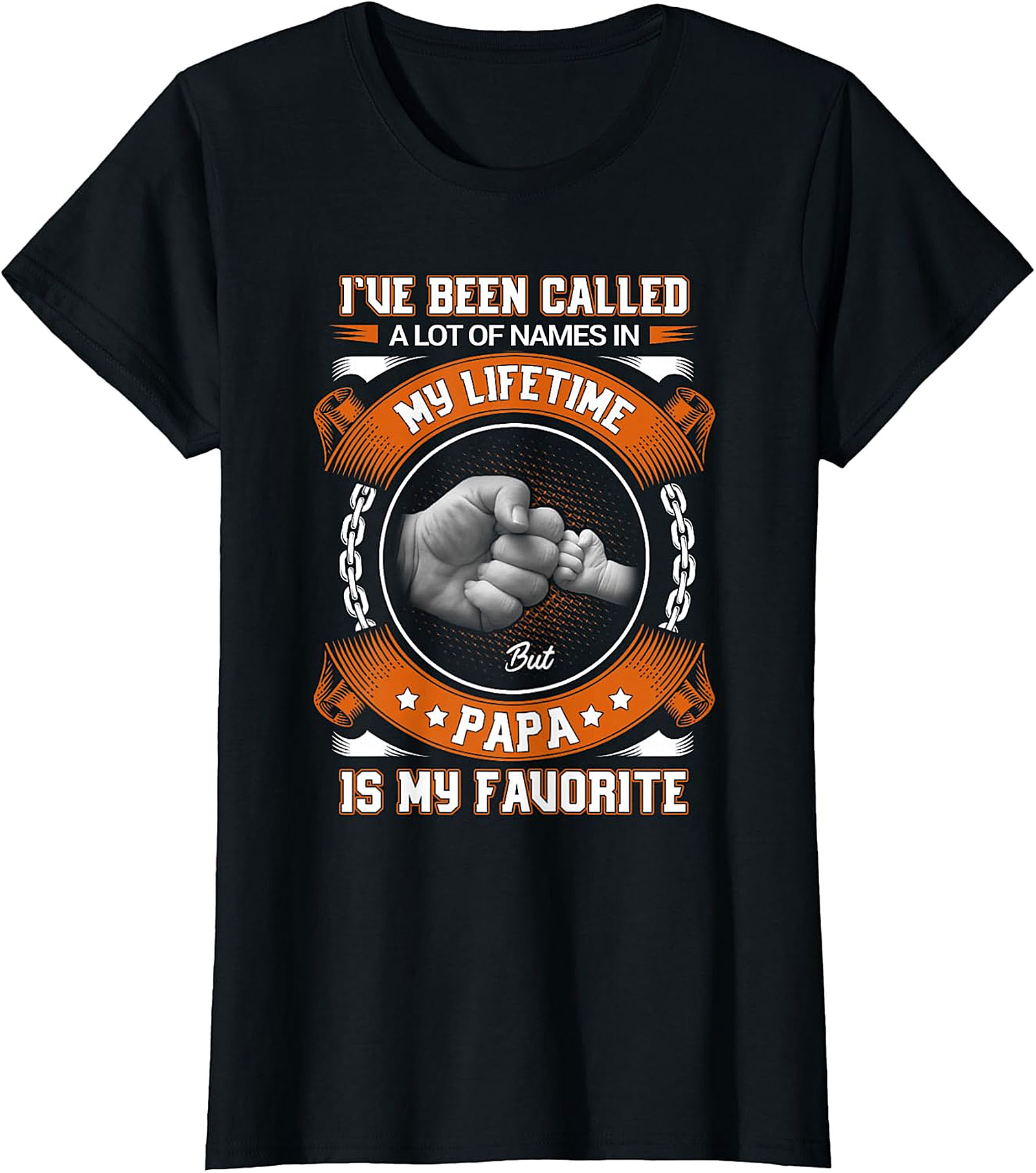PAPA Is My Favorite Name T-Shirt - Grandfather Gift Tee