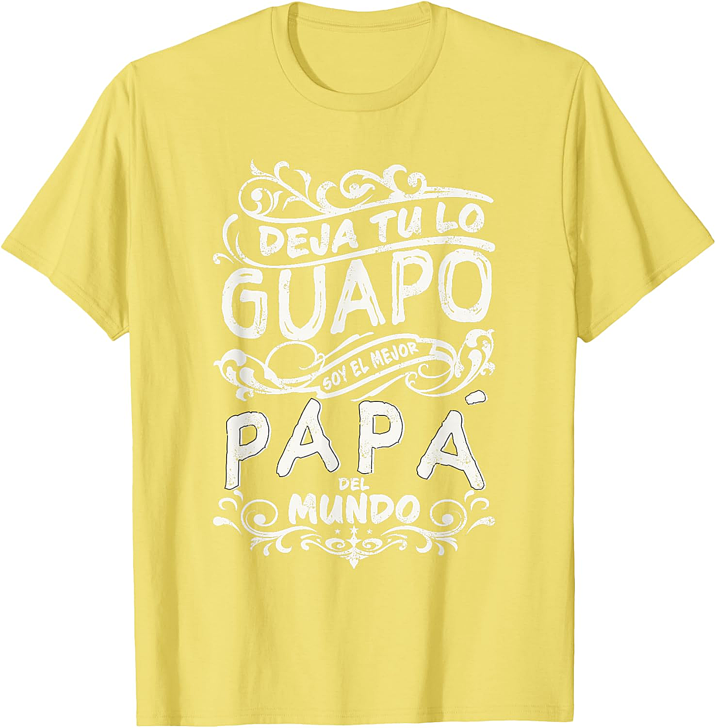 Mejor Papa del Mundo T-Shirt Best Dad Ever Father's Day