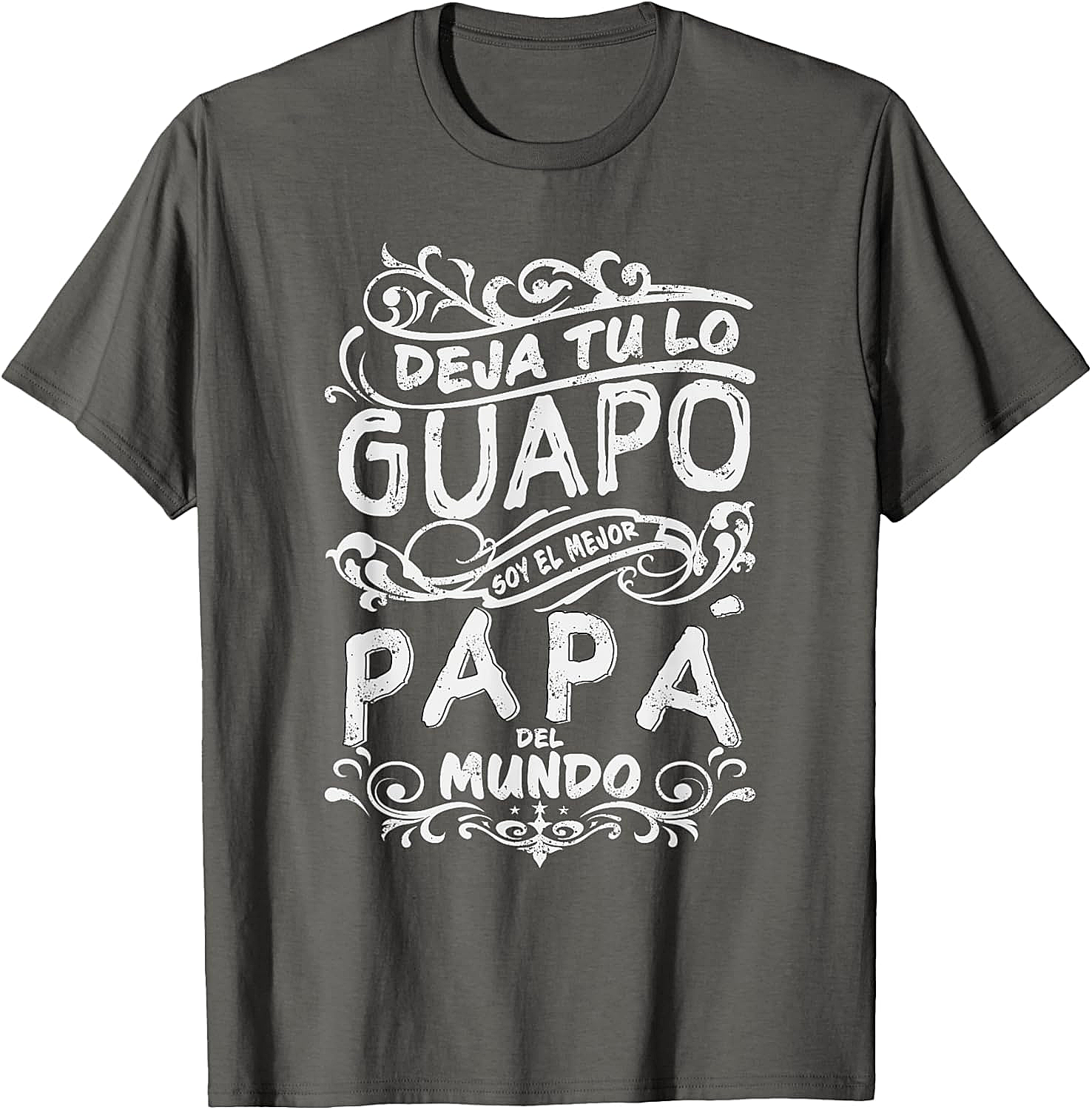 Mejor Papa del Mundo T-Shirt Best Dad Ever Father's Day