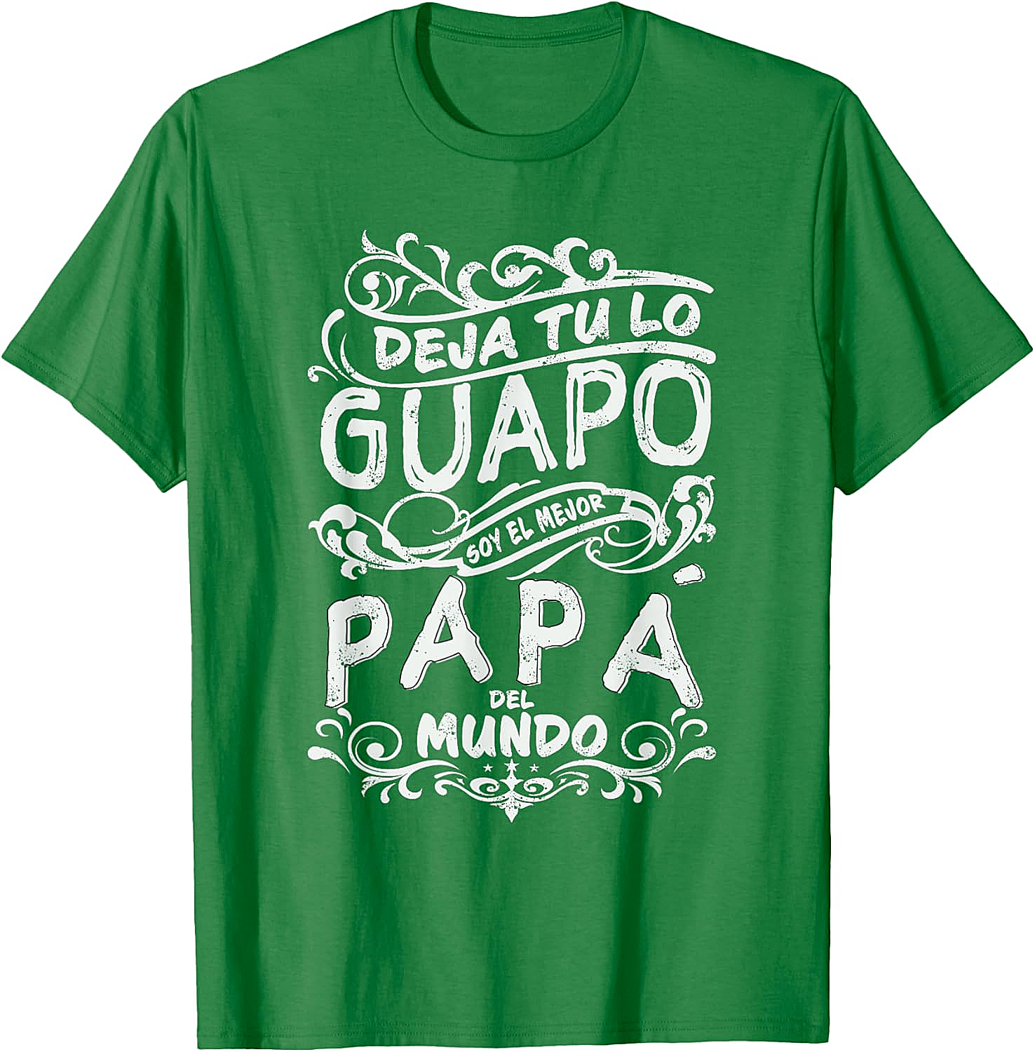 Mejor Papa del Mundo T-Shirt Best Dad Ever Father's Day