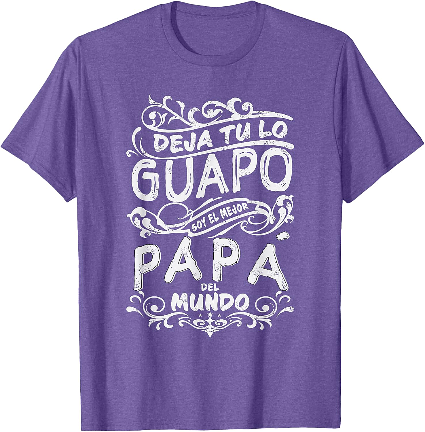 Mejor Papa del Mundo T-Shirt Best Dad Ever Father's Day