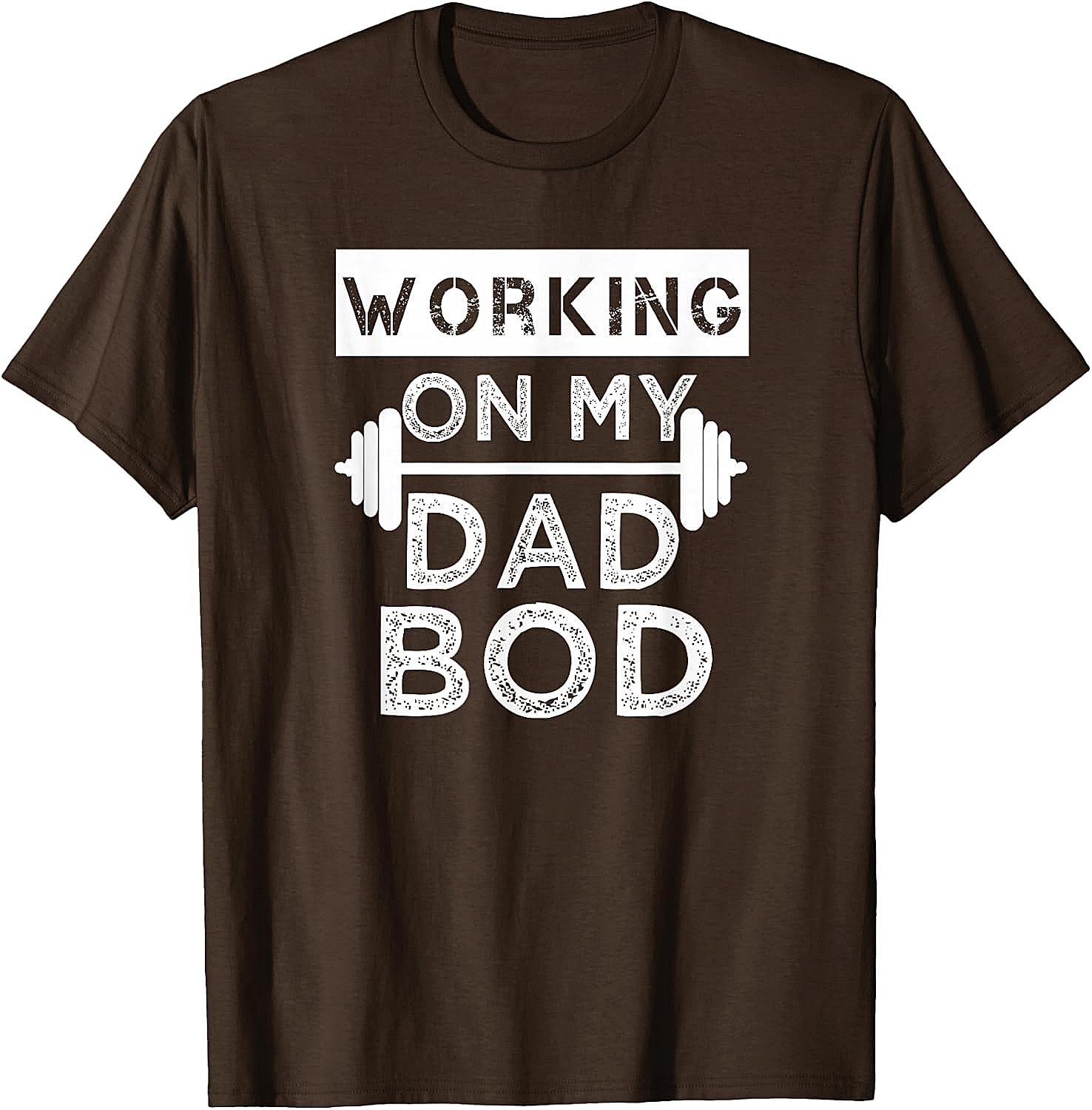  Working on My Dad BOD T-Shirt Funny Gym Tee Fathers Day Gift