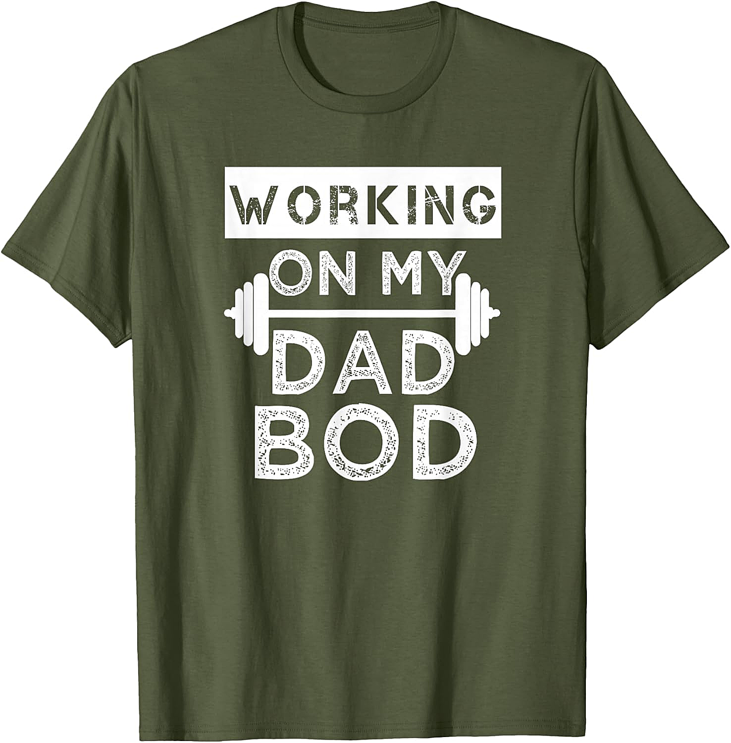  Working on My Dad BOD T-Shirt Funny Gym Tee Fathers Day Gift