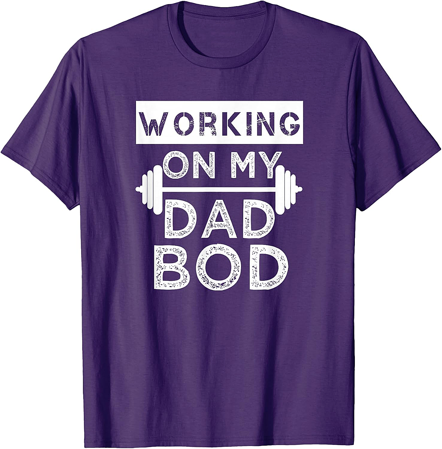  Working on My Dad BOD T-Shirt Funny Gym Tee Fathers Day Gift