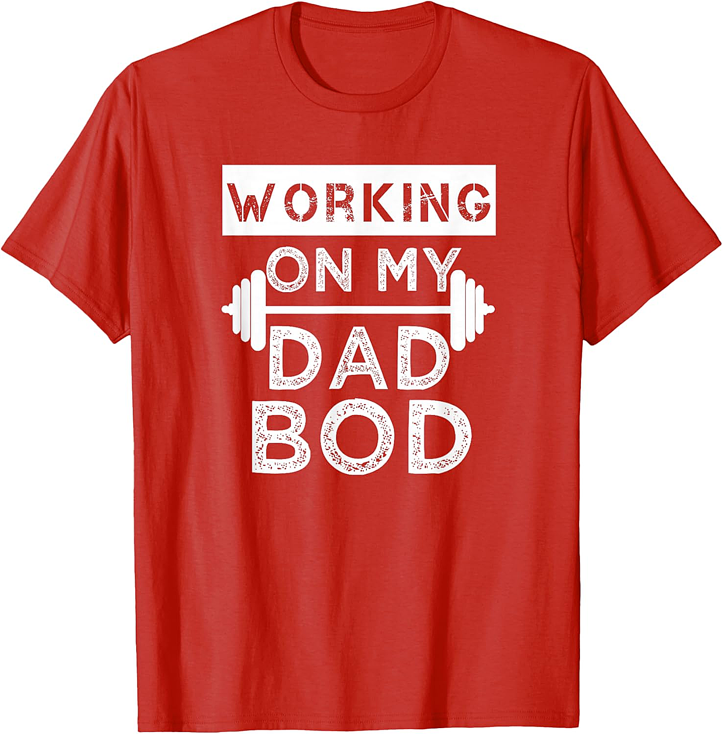  Working on My Dad BOD T-Shirt Funny Gym Tee Fathers Day Gift