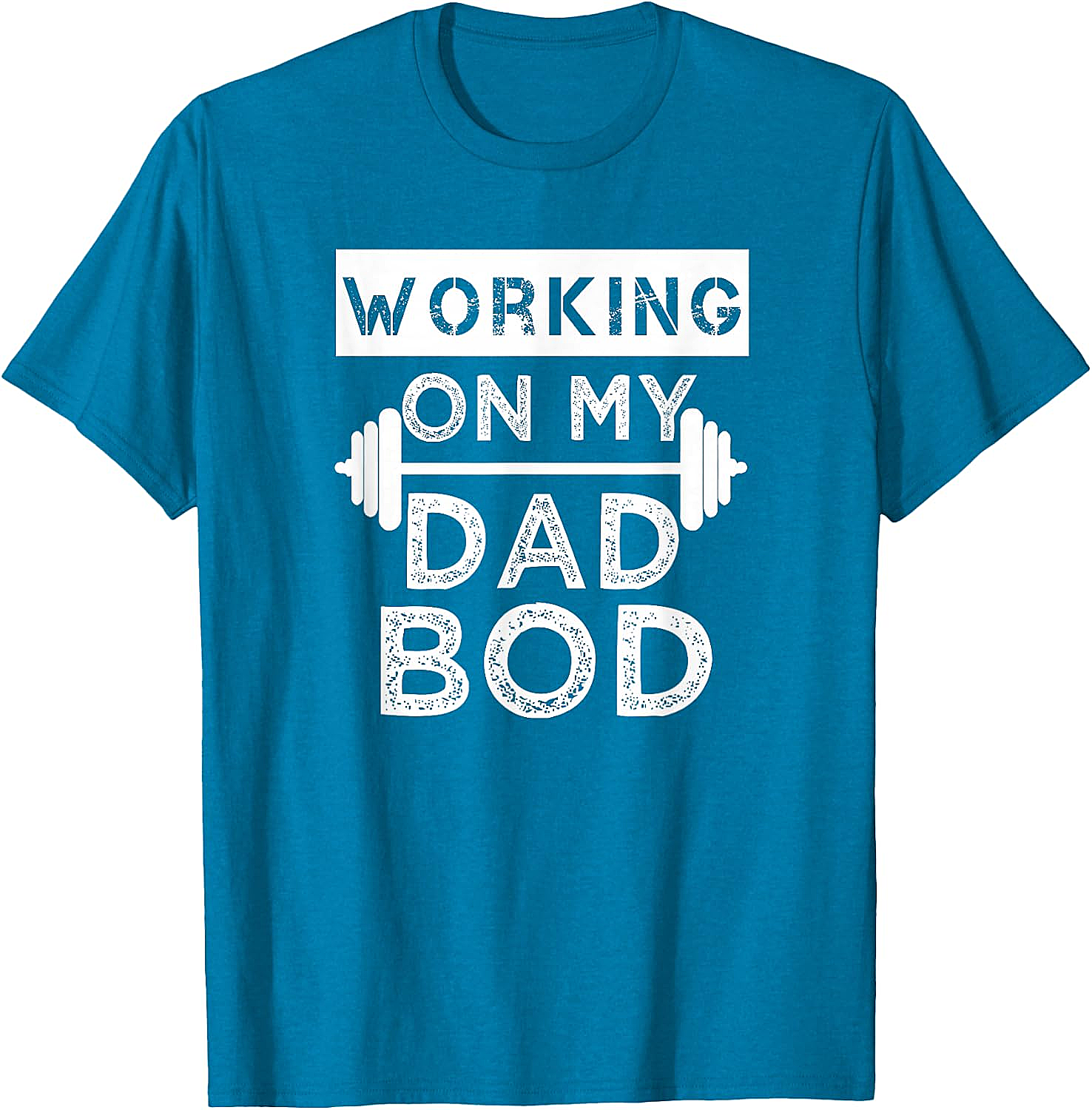  Working on My Dad BOD T-Shirt Funny Gym Tee Fathers Day Gift