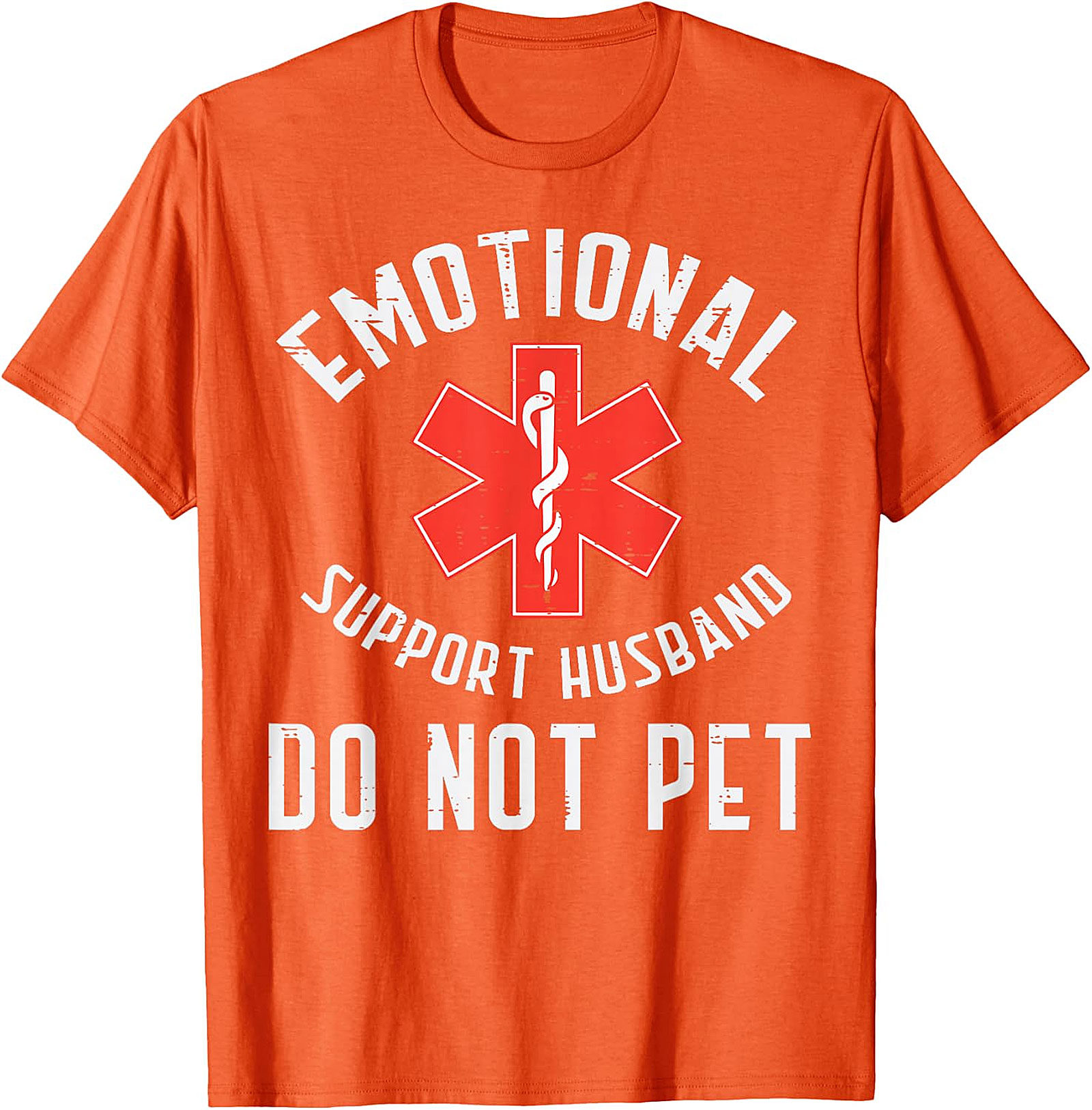 Emotional Support Husband Do Not Pet Funny T-Shirt