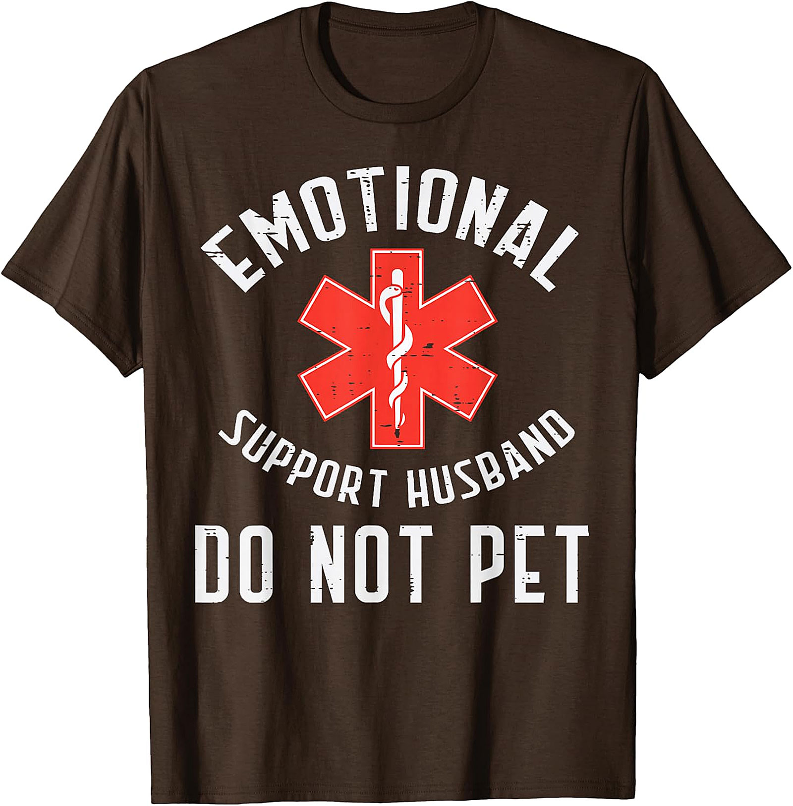 Emotional Support Husband Do Not Pet Funny T-Shirt