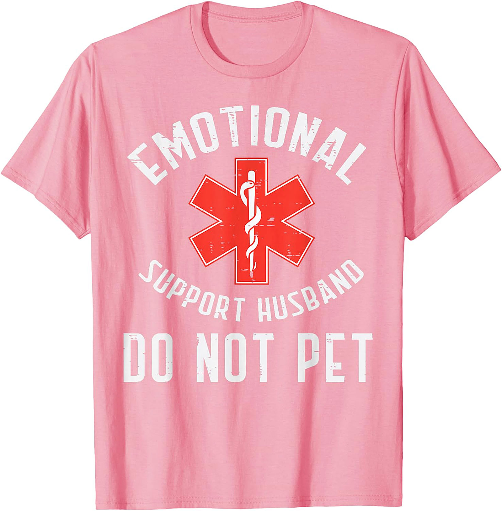 Emotional Support Husband Do Not Pet Funny T-Shirt