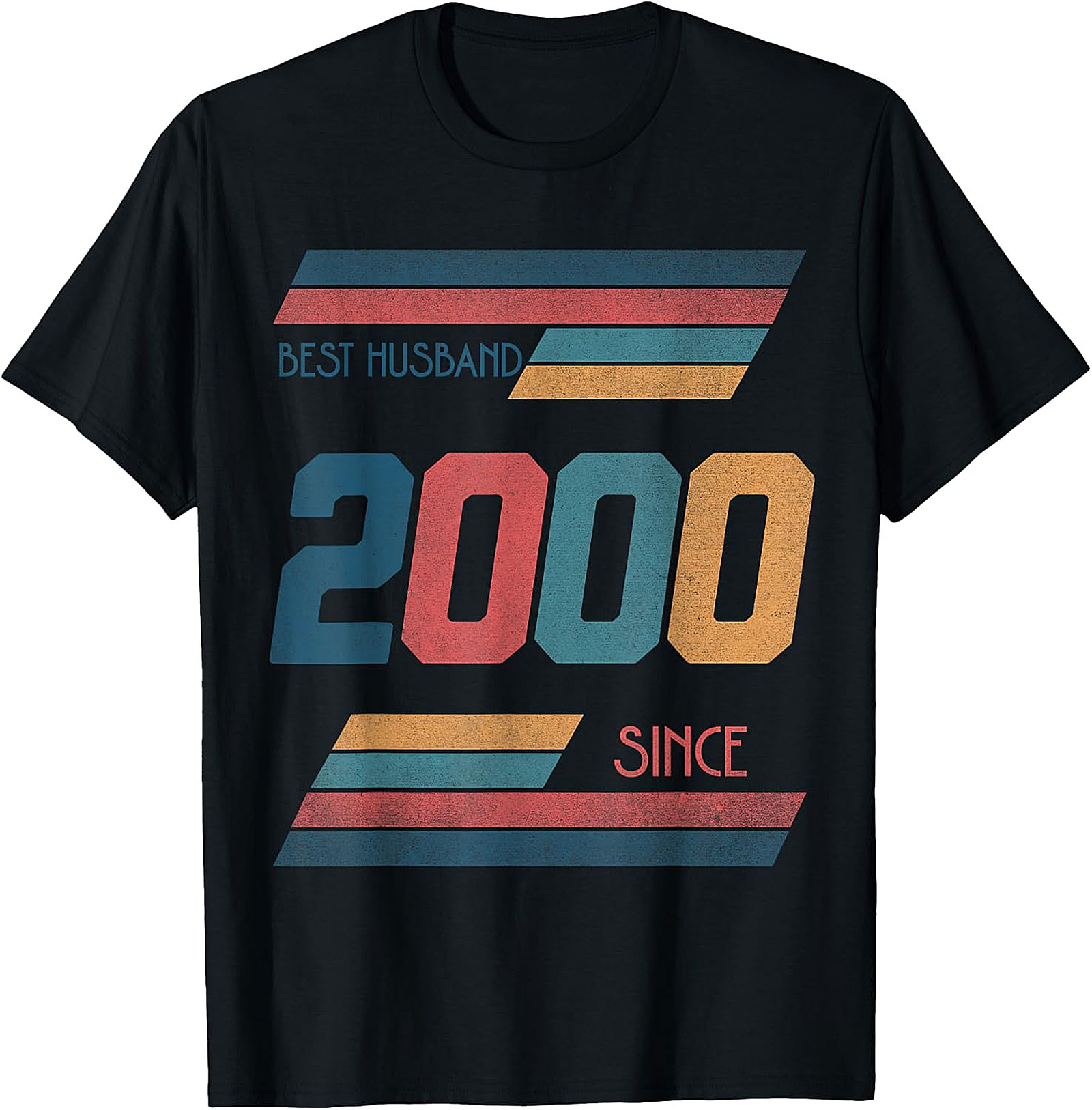 Best Husband Since 2000 Retro T-Shirt | Anniversary Gift