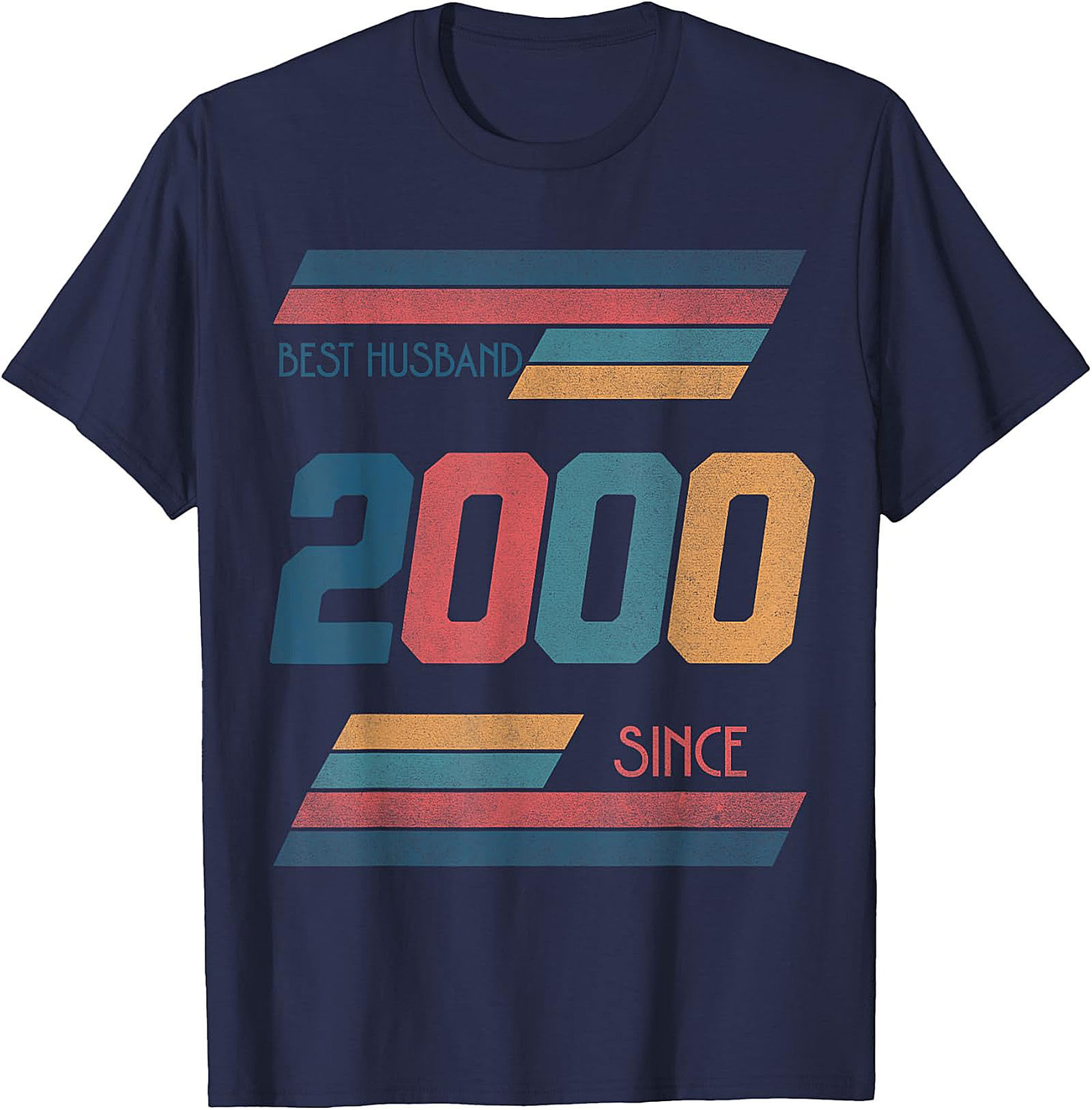 Best Husband Since 2000 Retro T-Shirt | Anniversary Gift
