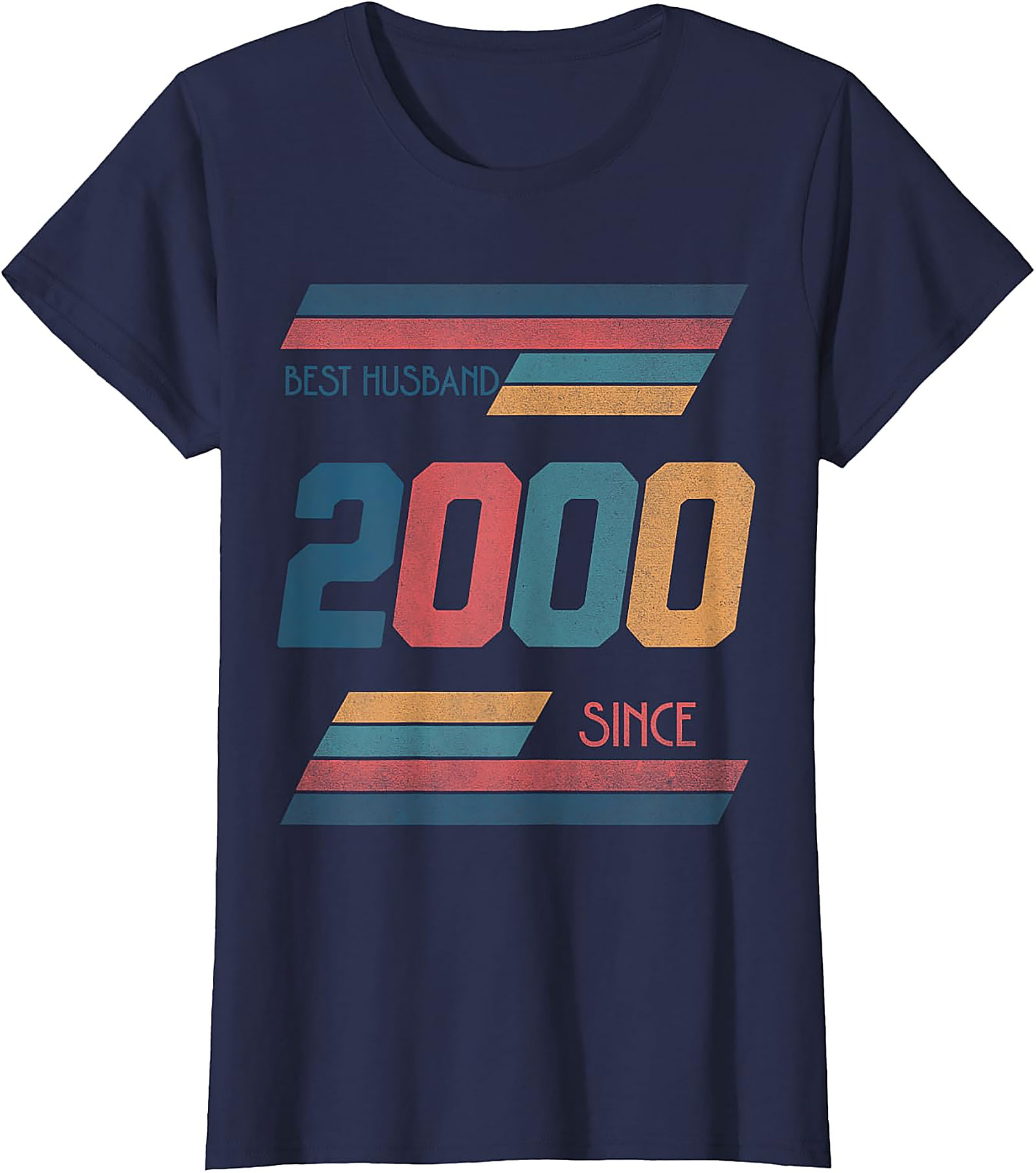 Best Husband Since 2000 Retro T-Shirt | Anniversary Gift