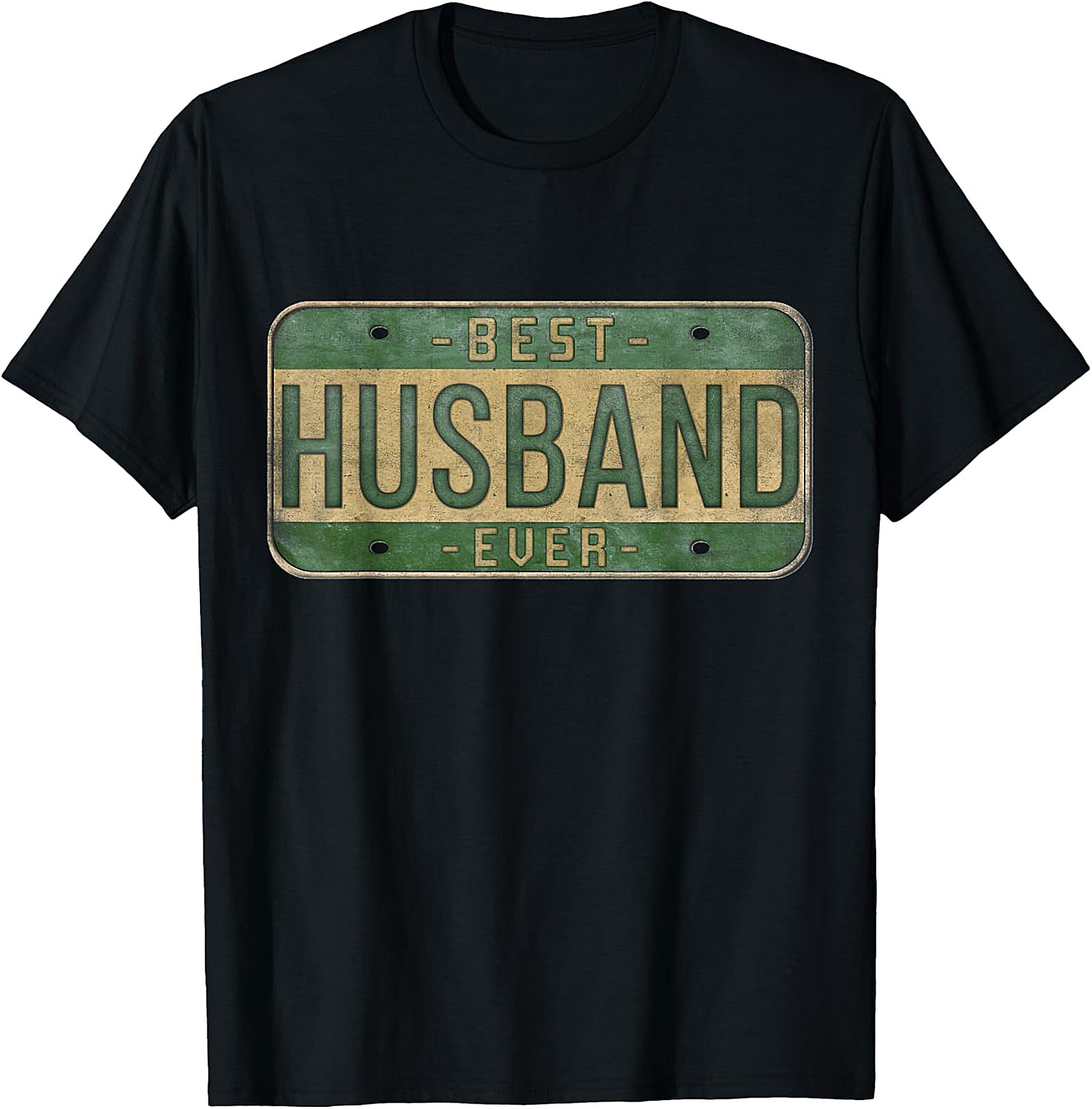 Best Husband Ever Vintage License Plate T-Shirt