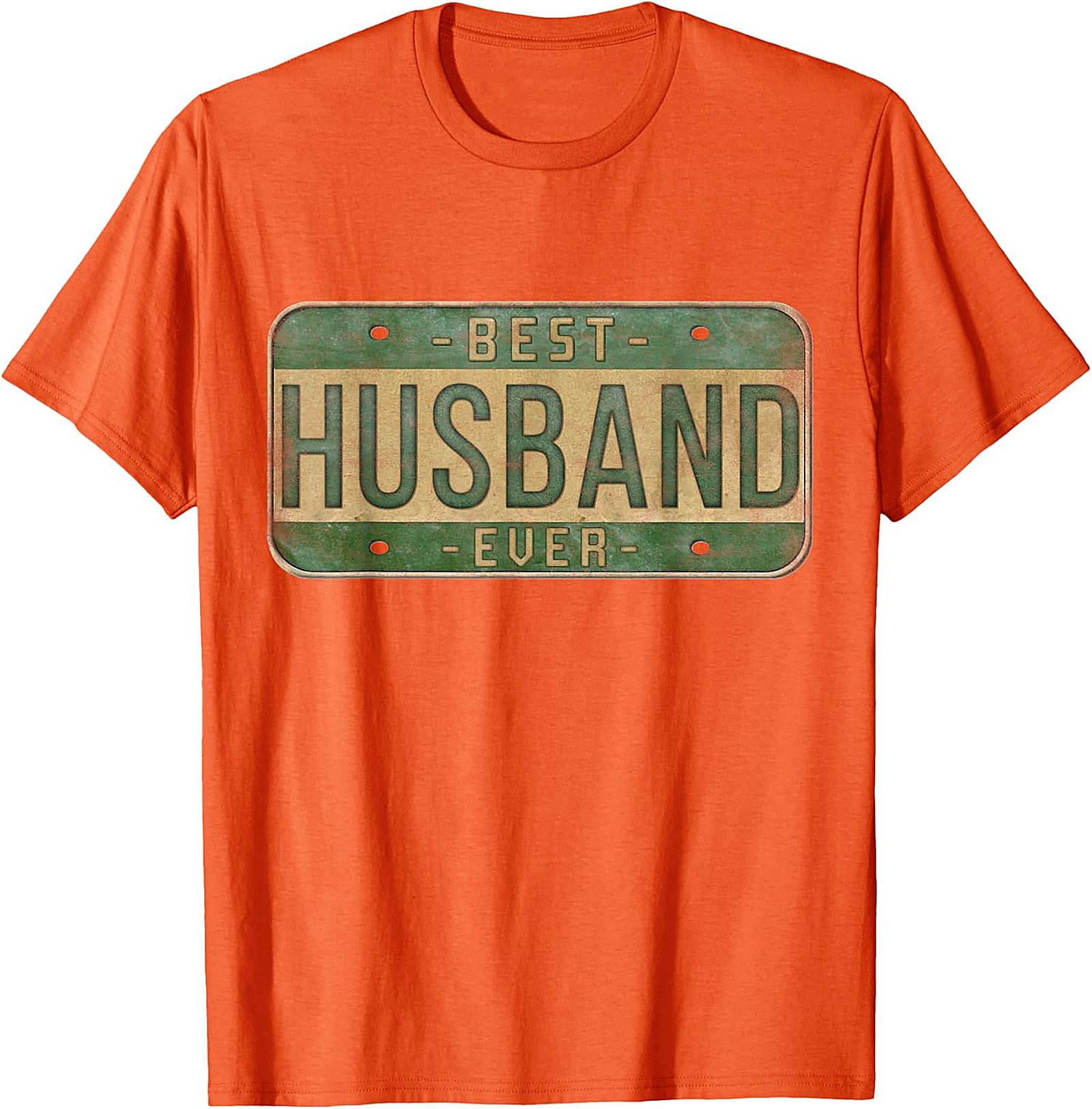 Best Husband Ever Vintage License Plate T-Shirt
