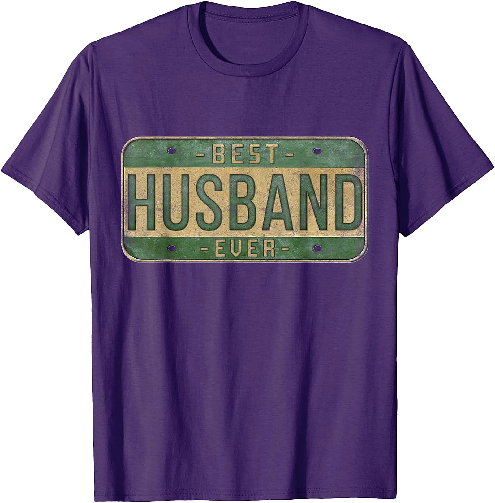 Best Husband Ever Vintage License Plate T-Shirt