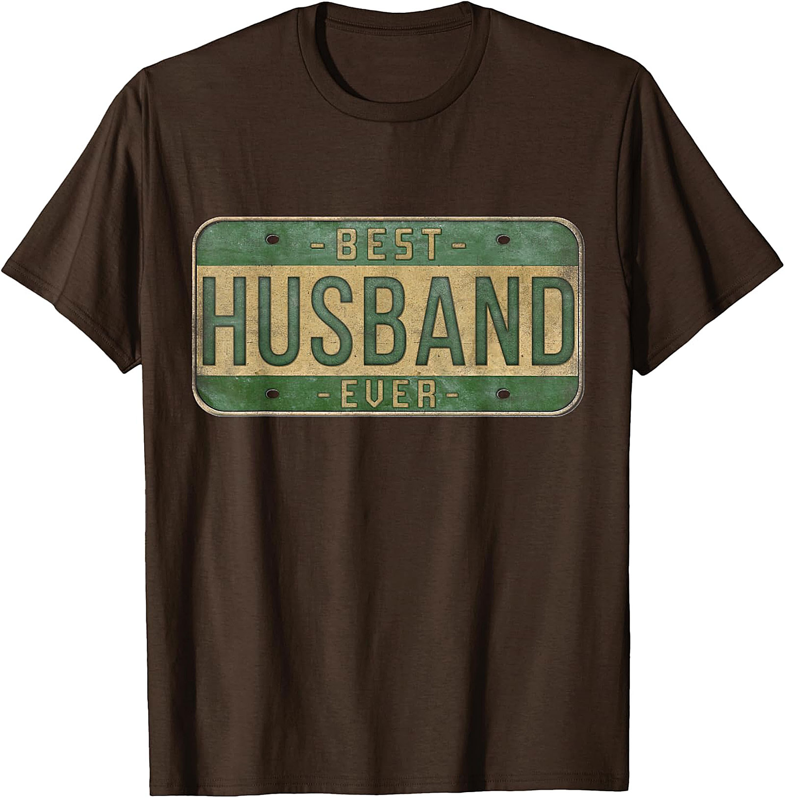 Best Husband Ever Vintage License Plate T-Shirt
