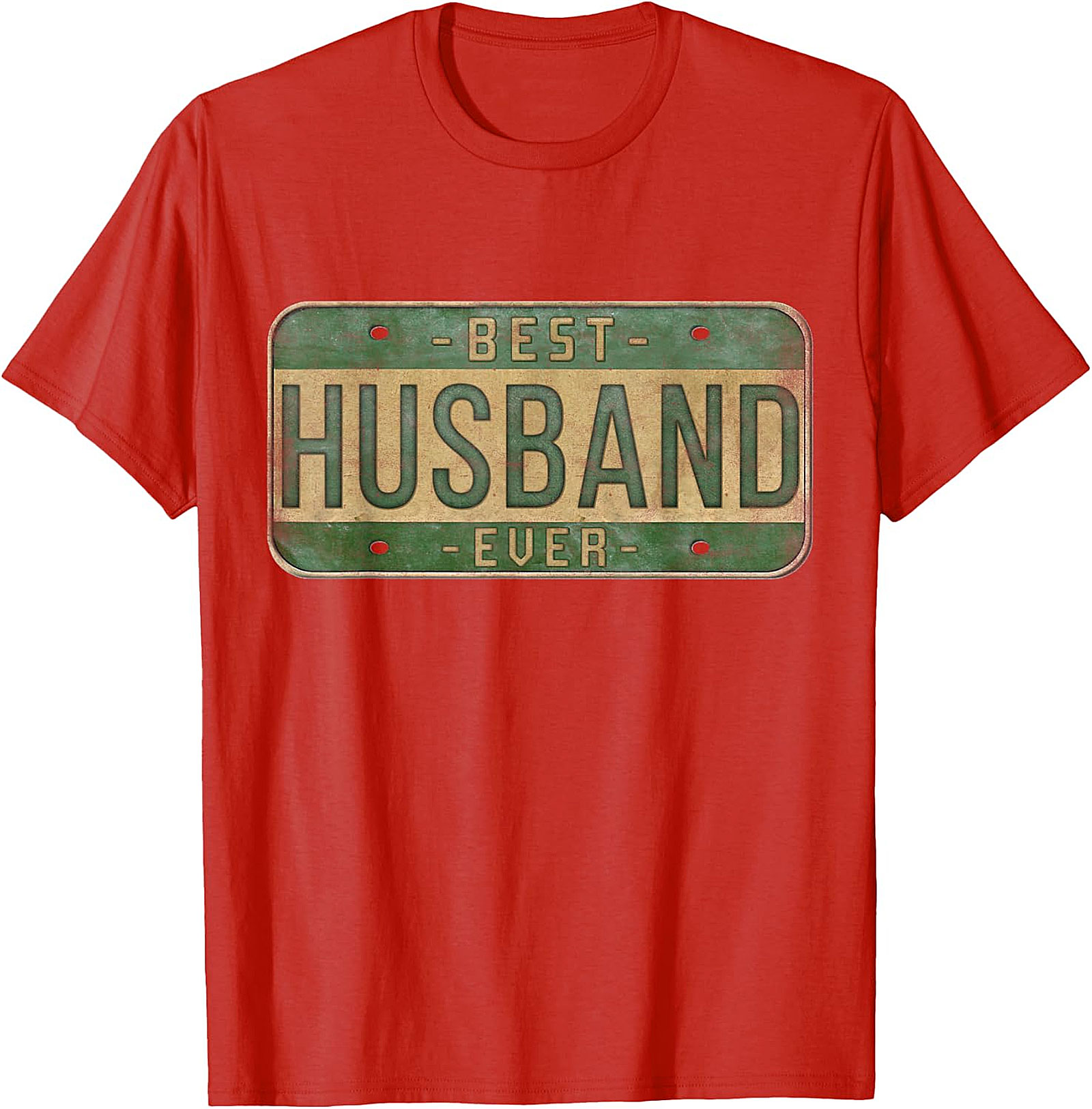 Best Husband Ever Vintage License Plate T-Shirt