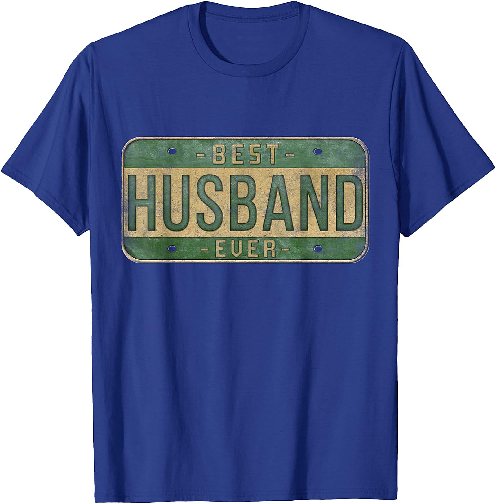 Best Husband Ever Vintage License Plate T-Shirt