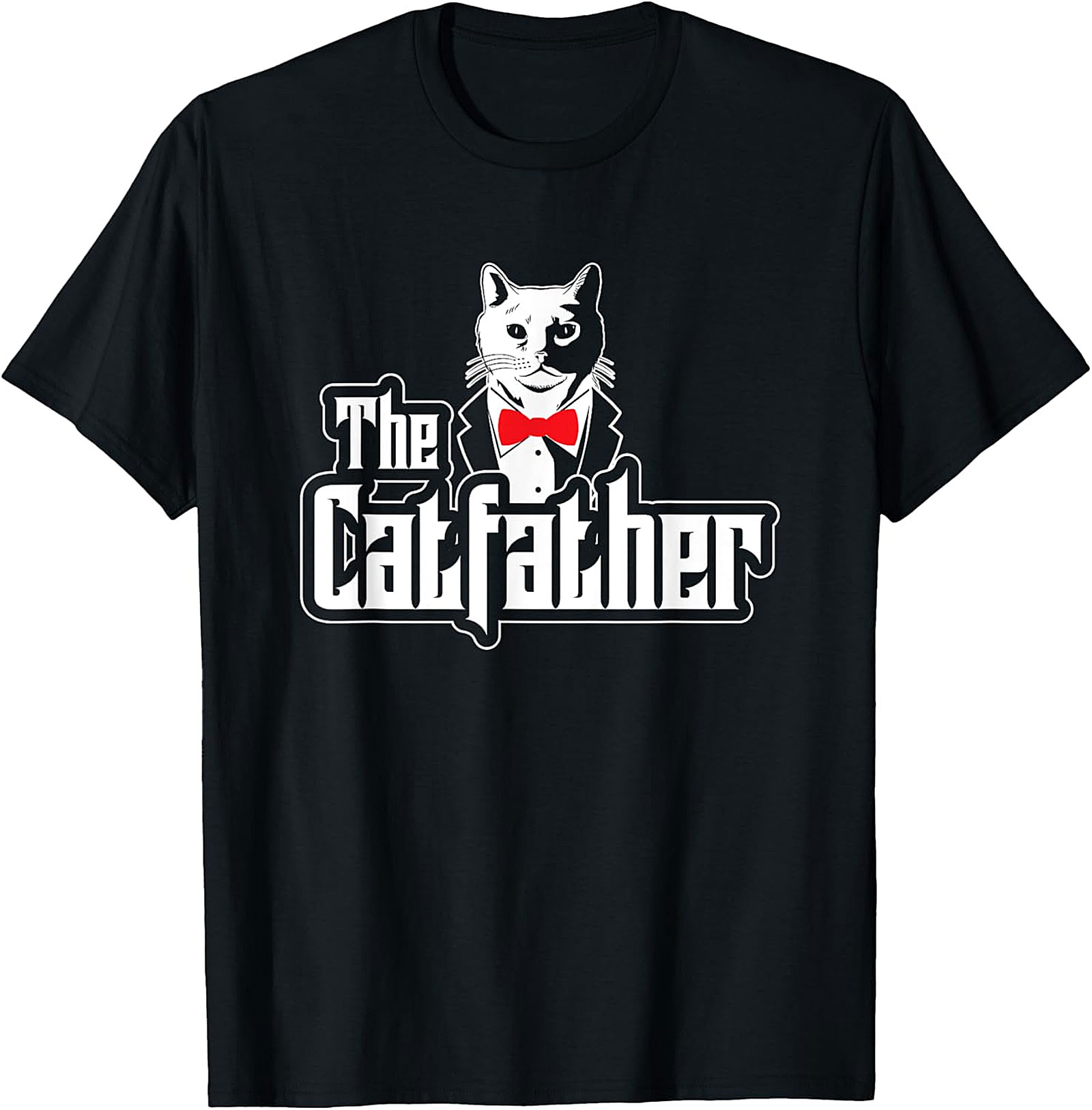 The Catfather Tuxedo Cat T-Shirt | Funny Cat Tee