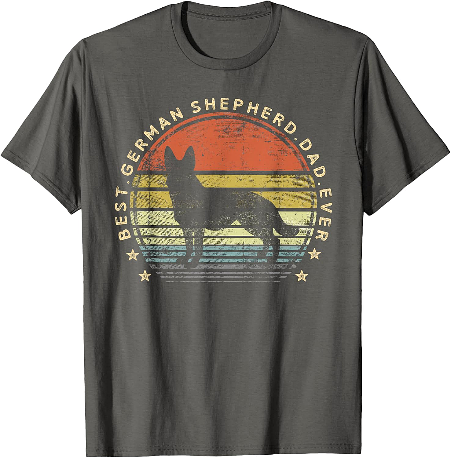  Best German Shepherd Dad Ever T-Shirt Dog Lover Gift