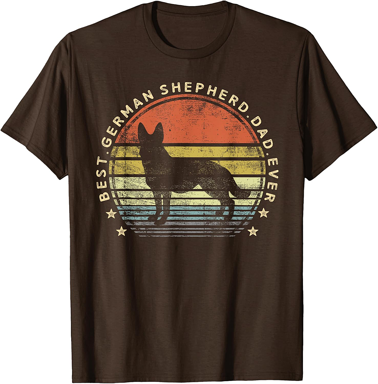  Best German Shepherd Dad Ever T-Shirt Dog Lover Gift