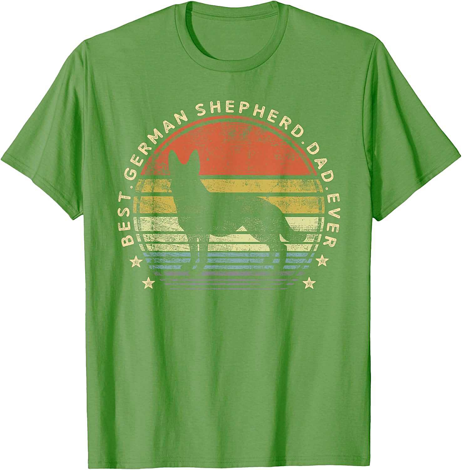  Best German Shepherd Dad Ever T-Shirt Dog Lover Gift