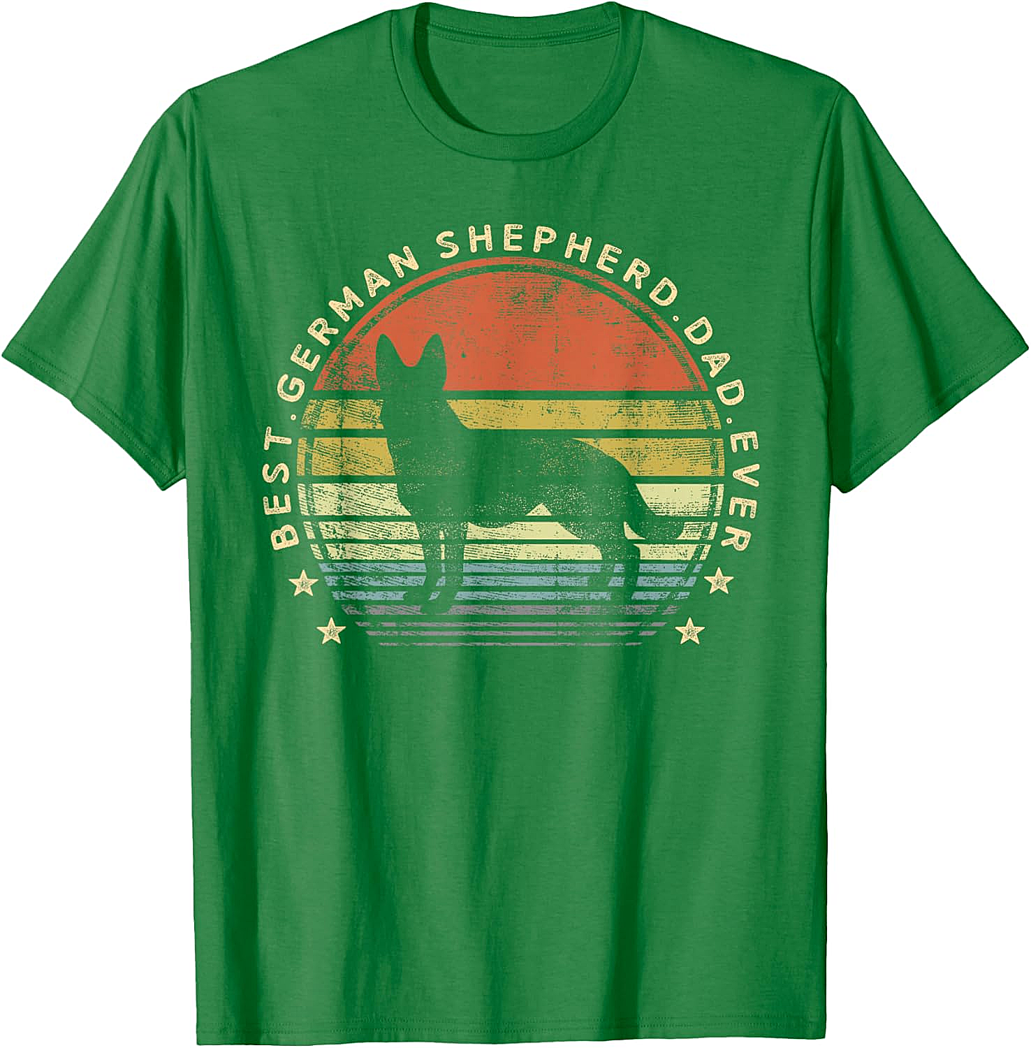  Best German Shepherd Dad Ever T-Shirt Dog Lover Gift