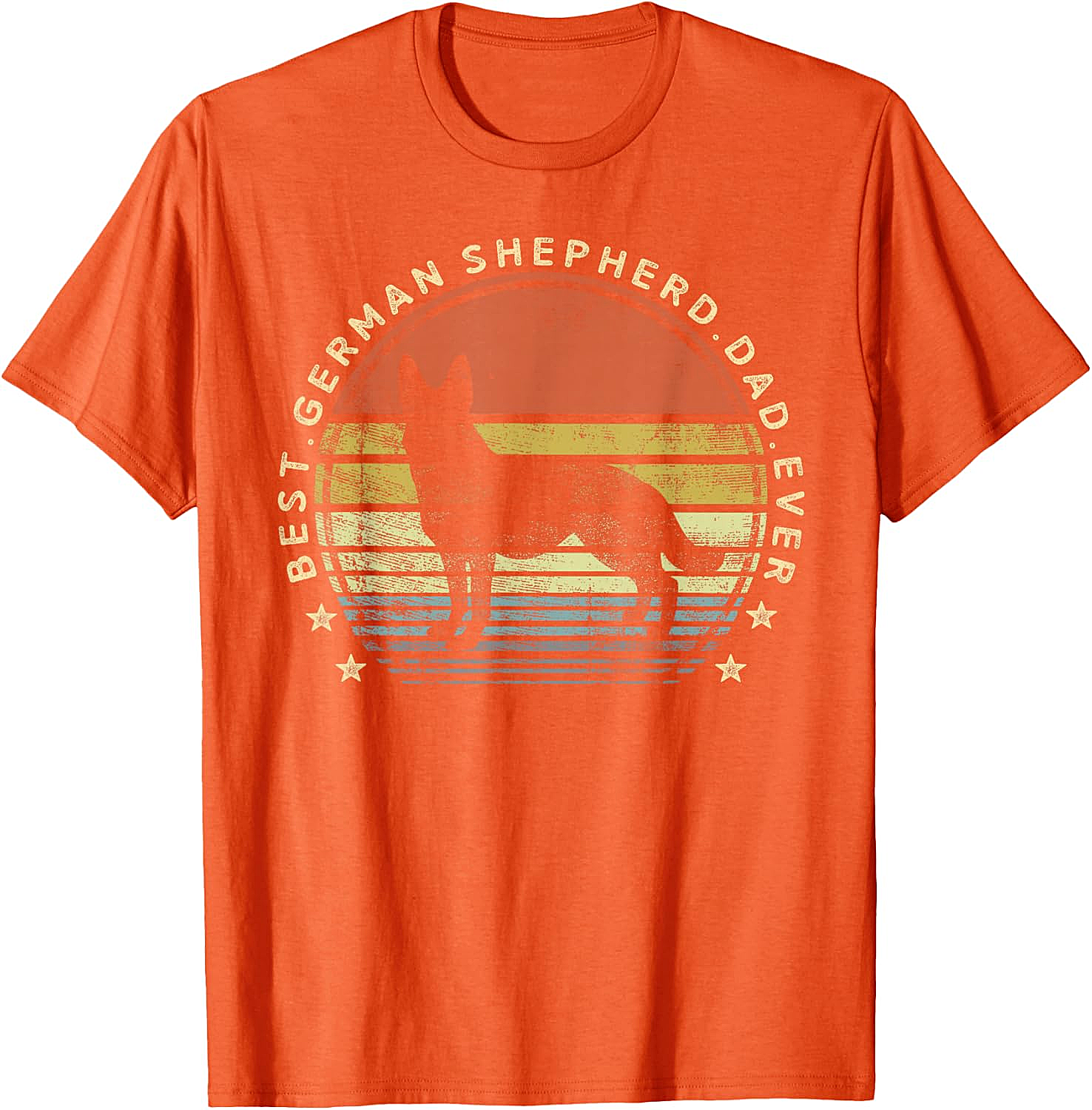  Best German Shepherd Dad Ever T-Shirt Dog Lover Gift