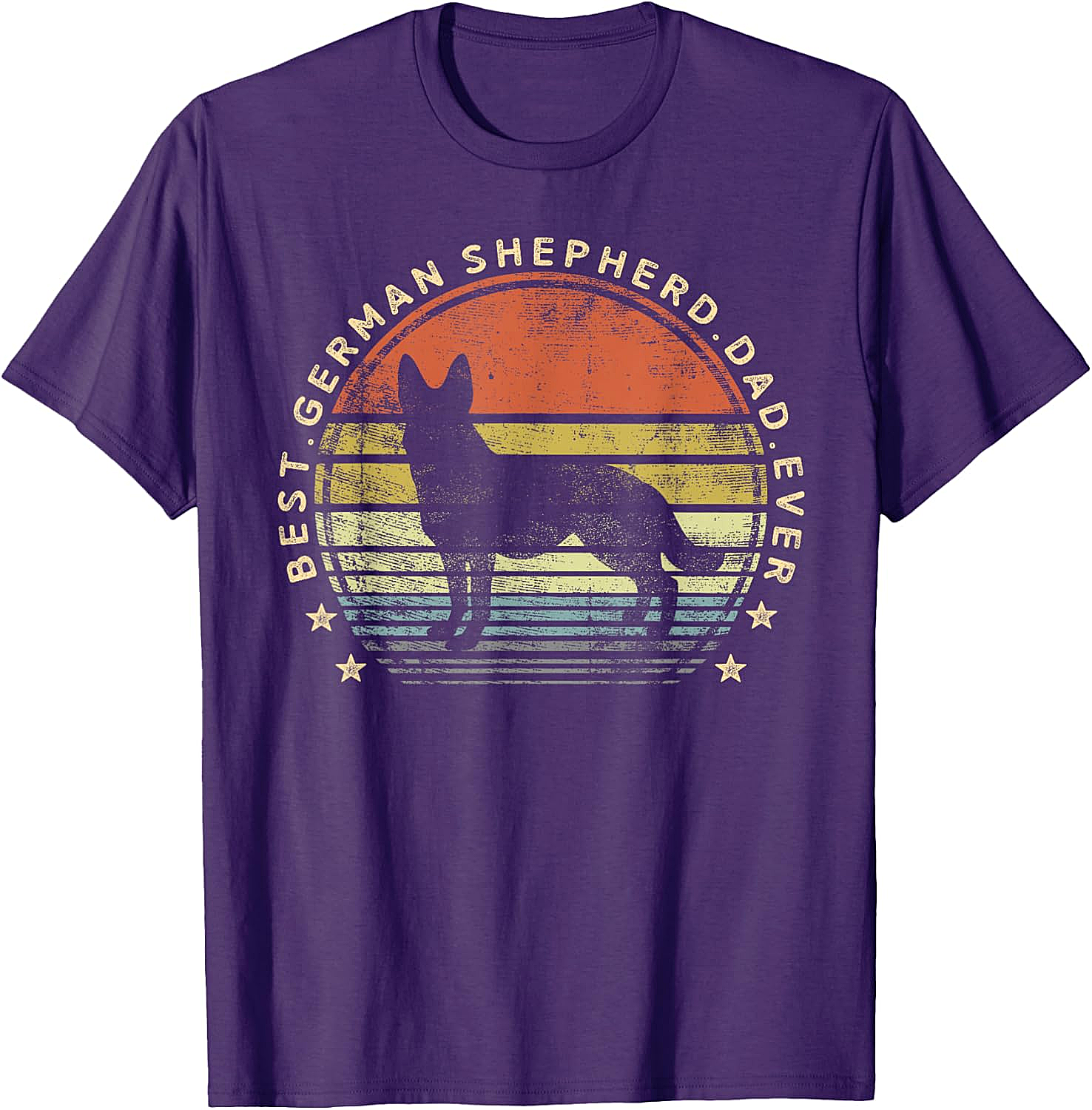  Best German Shepherd Dad Ever T-Shirt Dog Lover Gift