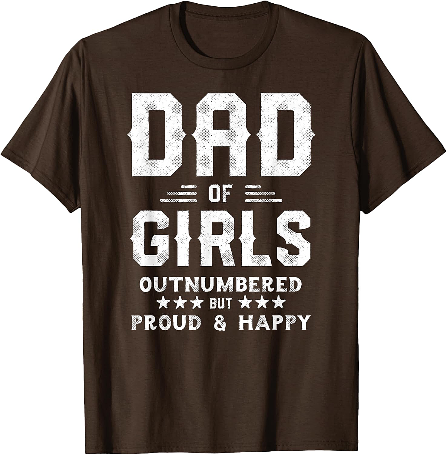  Dad of Girls Outnumbered But Proud T-Shirt Gifts for Dads