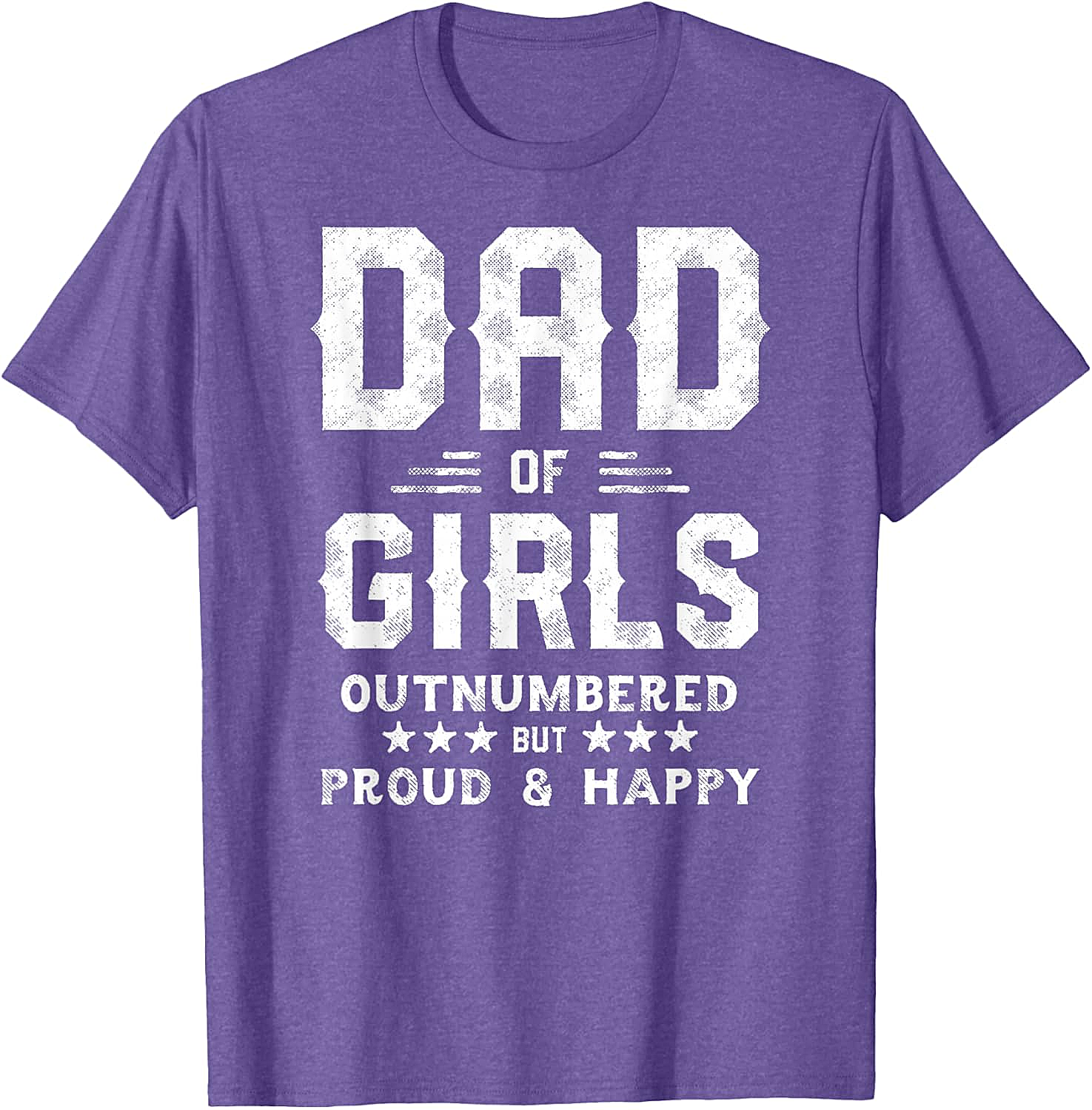  Dad of Girls Outnumbered But Proud T-Shirt Gifts for Dads