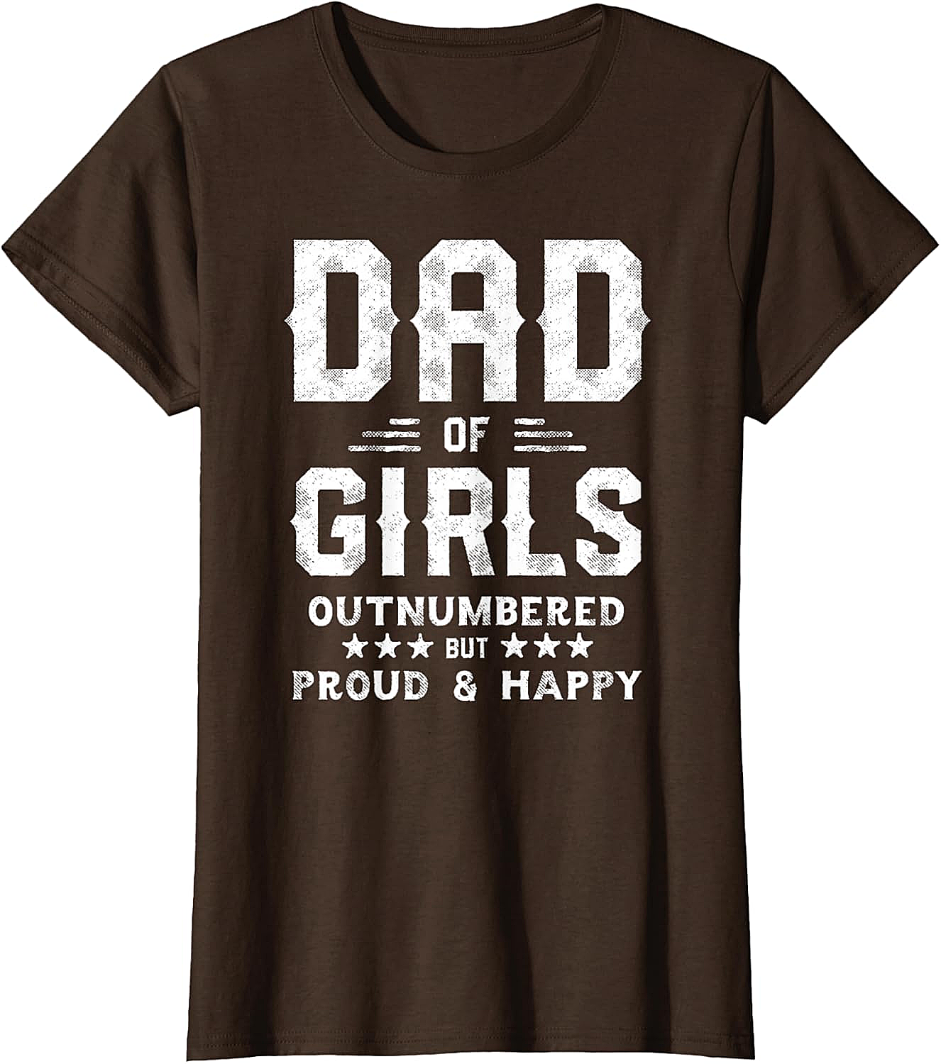  Dad of Girls Outnumbered But Proud T-Shirt Gifts for Dads