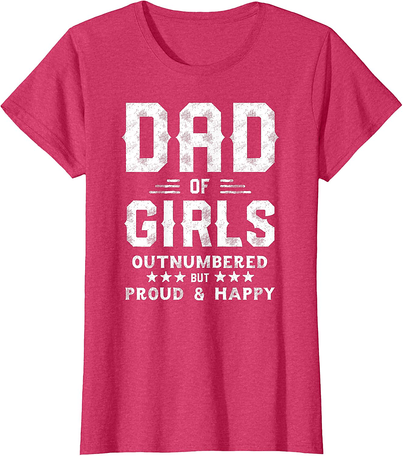  Dad of Girls Outnumbered But Proud T-Shirt Gifts for Dads