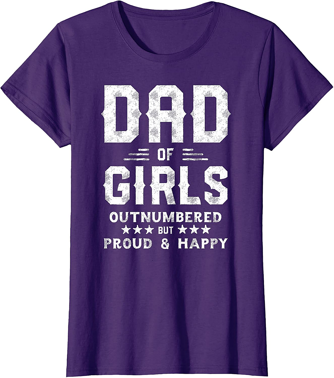  Dad of Girls Outnumbered But Proud T-Shirt Gifts for Dads