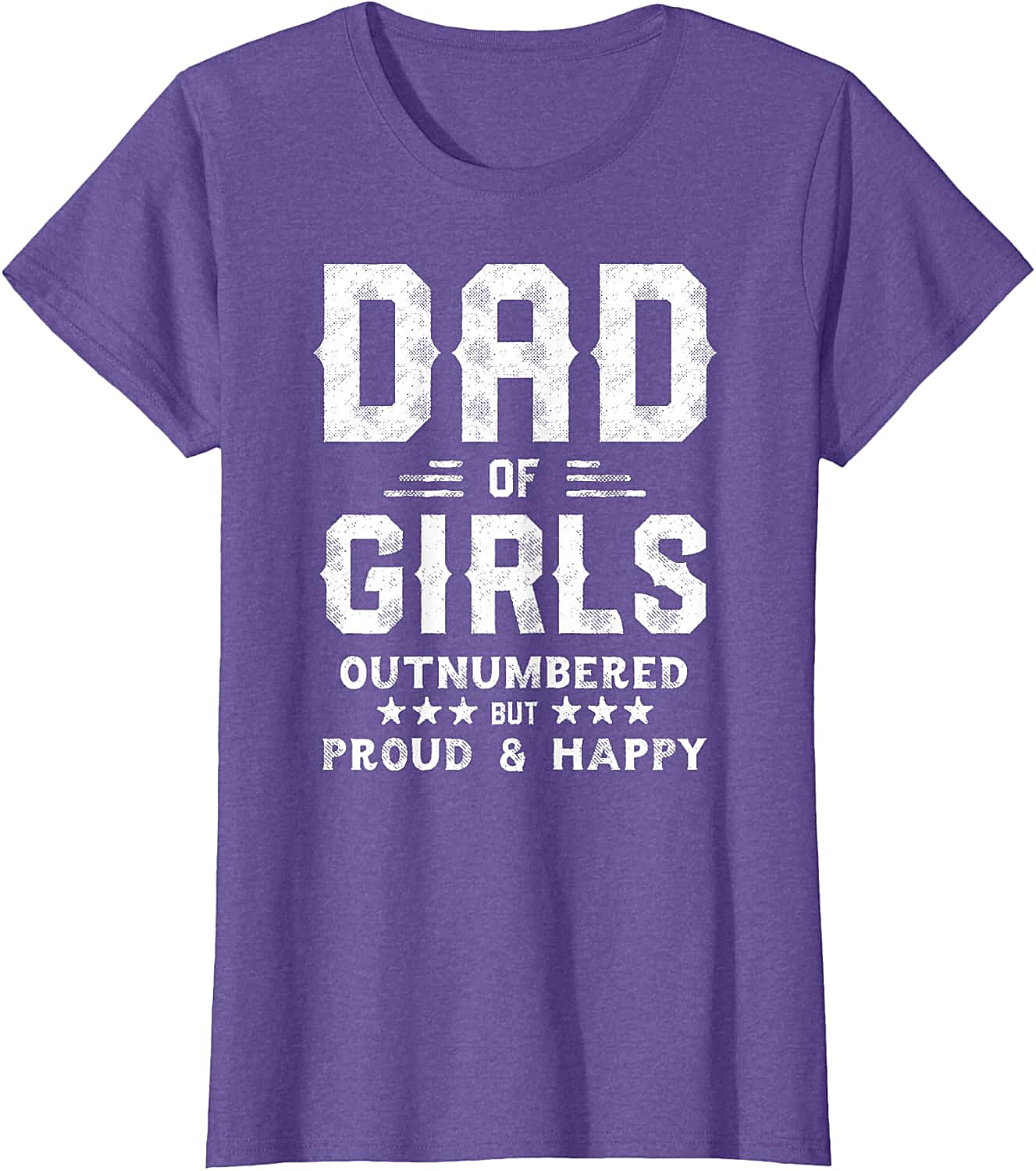  Dad of Girls Outnumbered But Proud T-Shirt Gifts for Dads