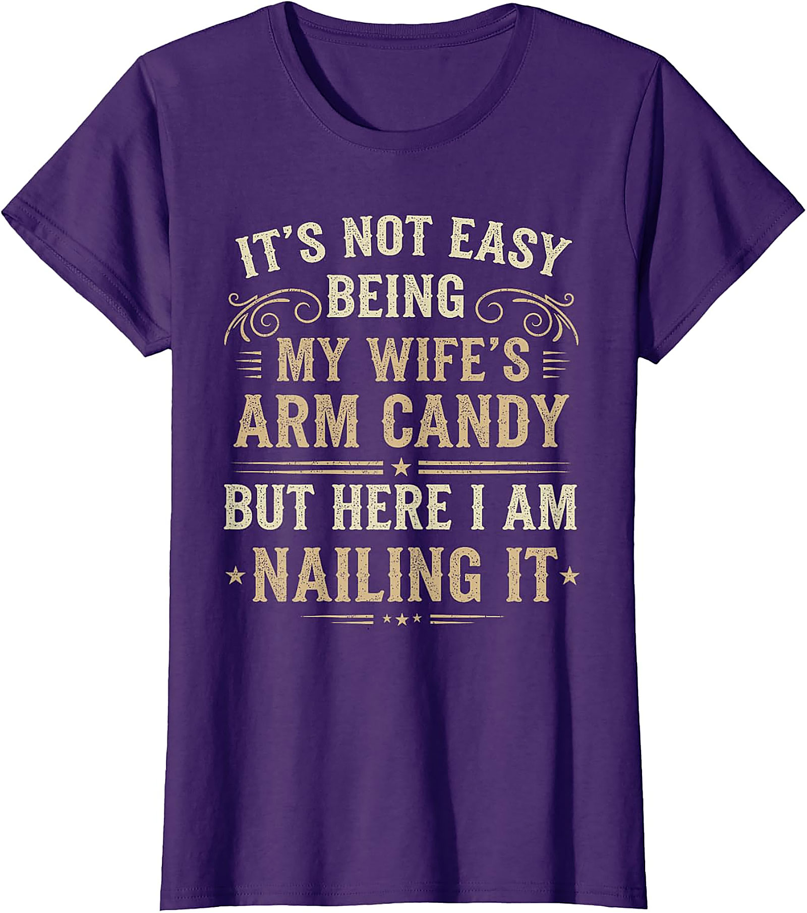Wife's Arm Candy Funny T-Shirt | Husband Gift | Unisex Tee