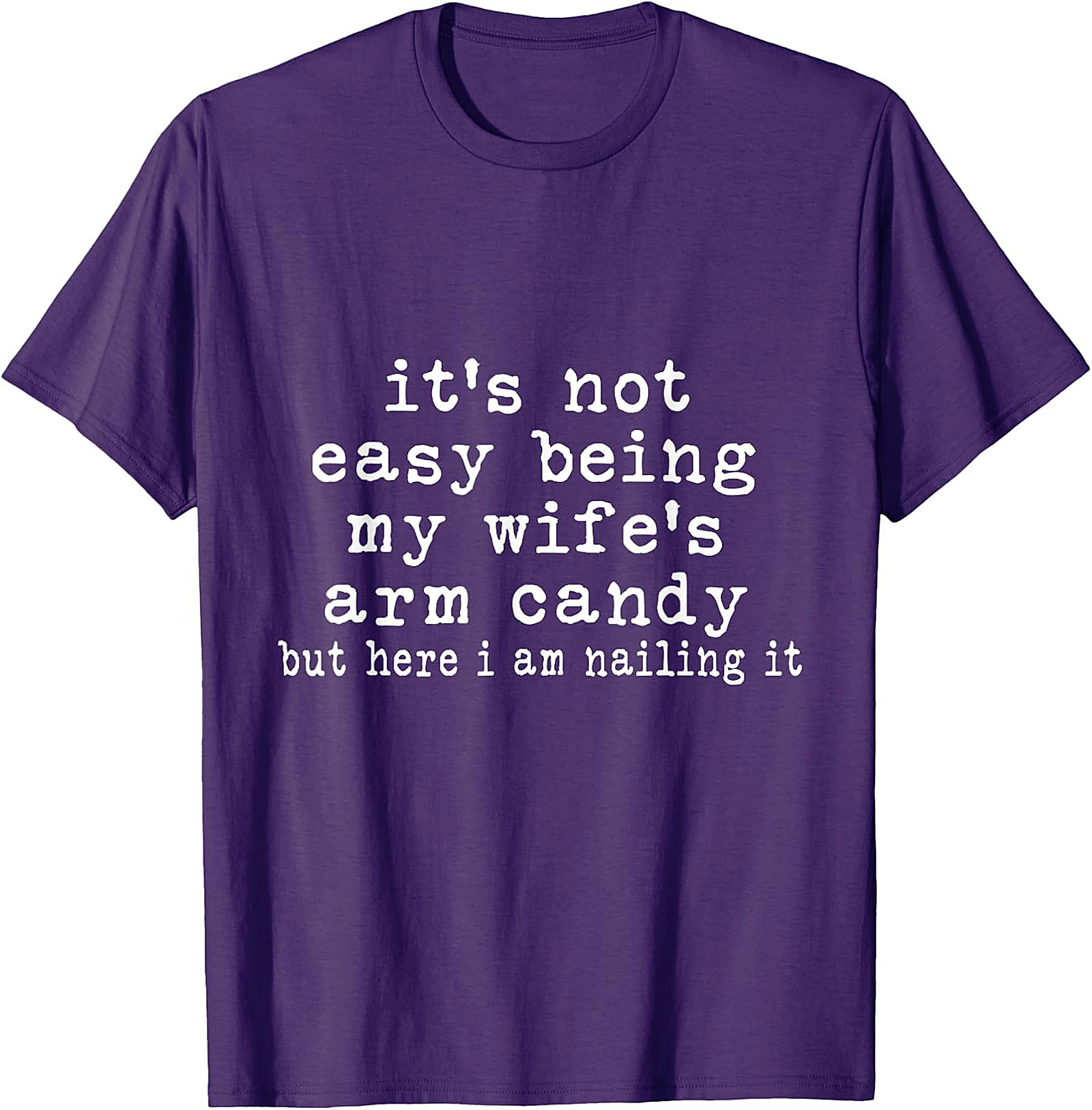 Funny "Arm Candy" T-Shirt for Men | Wife's Beau Tee