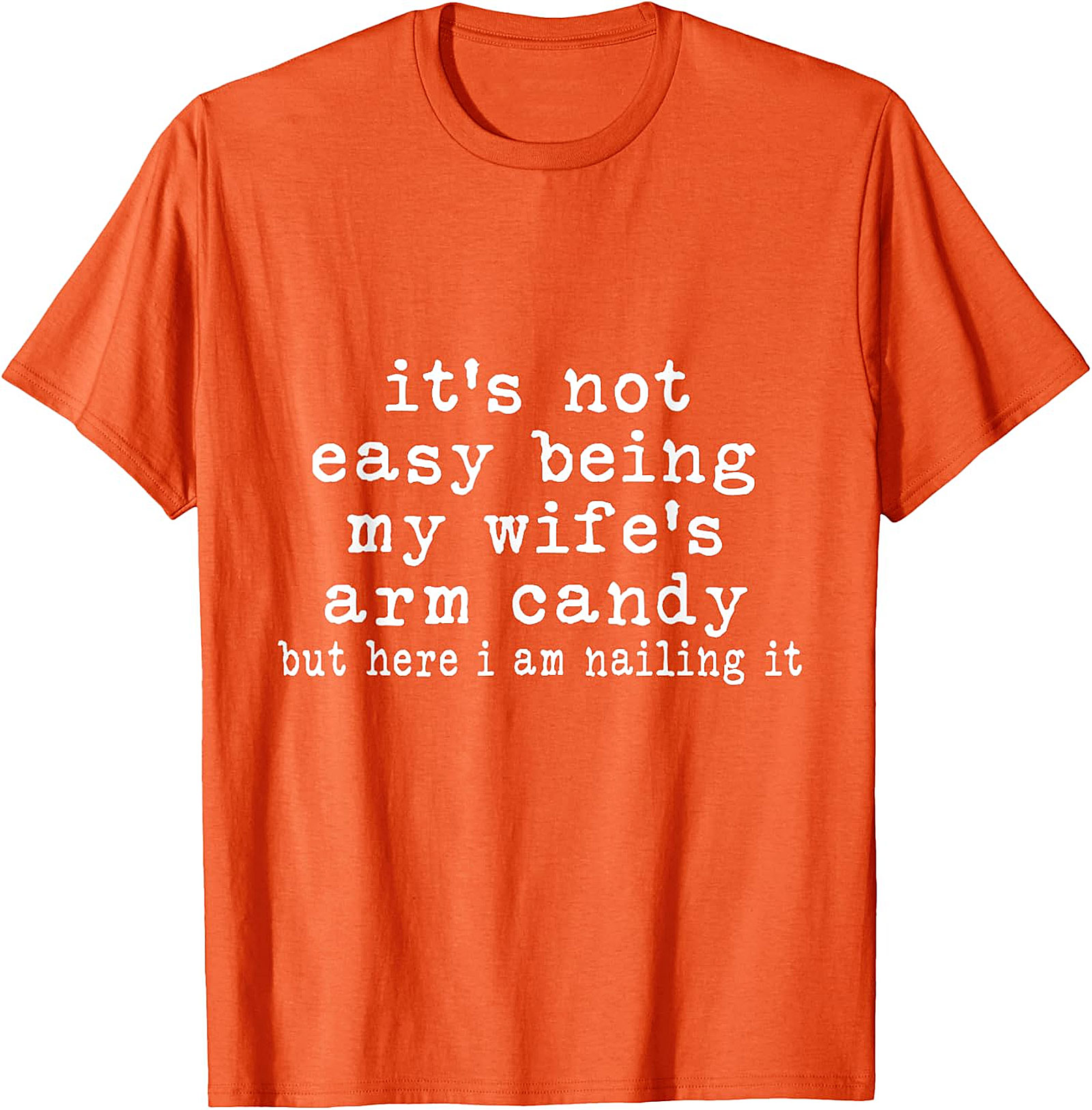 Funny "Arm Candy" T-Shirt for Men | Wife's Beau Tee
