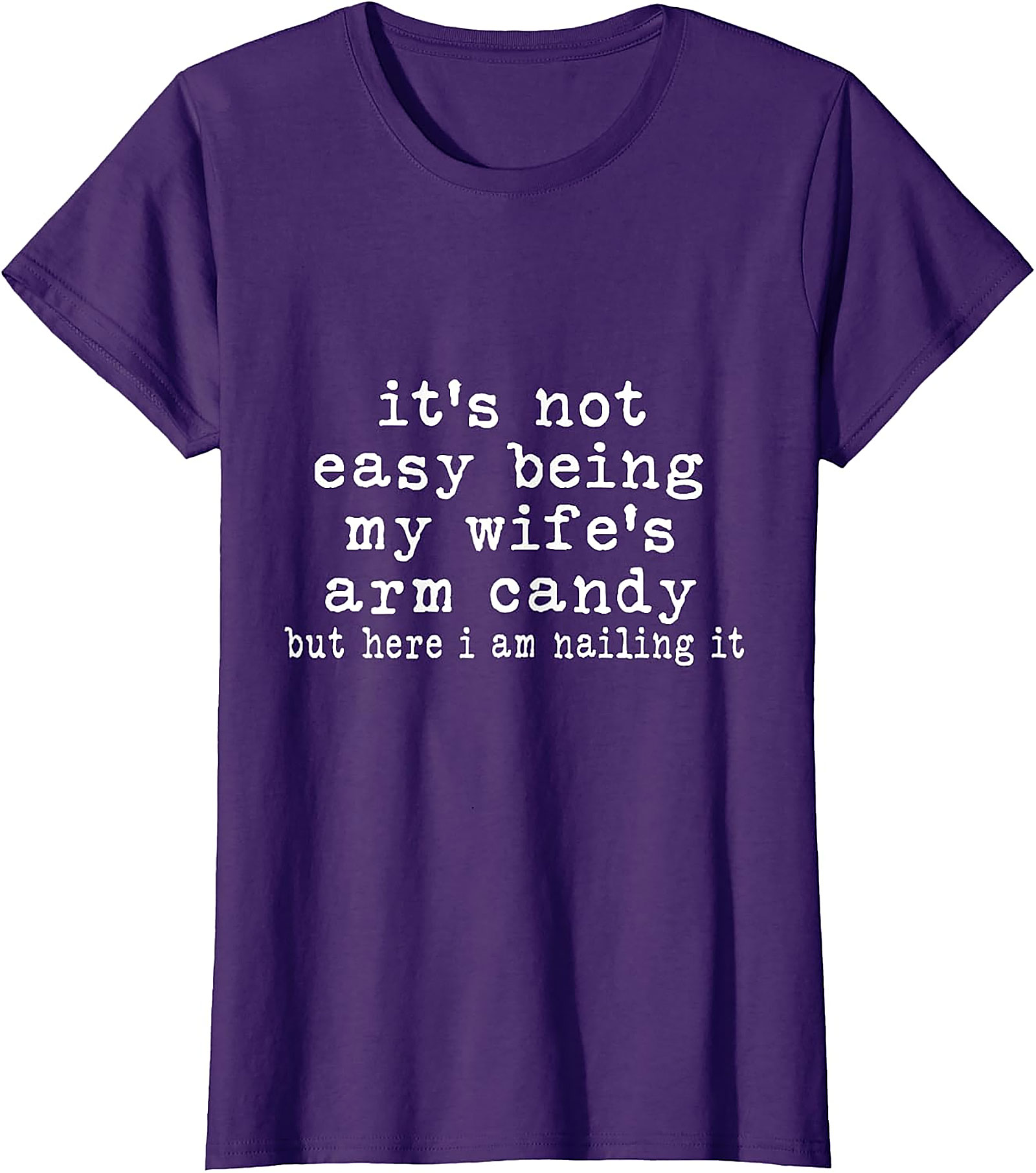Funny "Arm Candy" T-Shirt for Men | Wife's Beau Tee