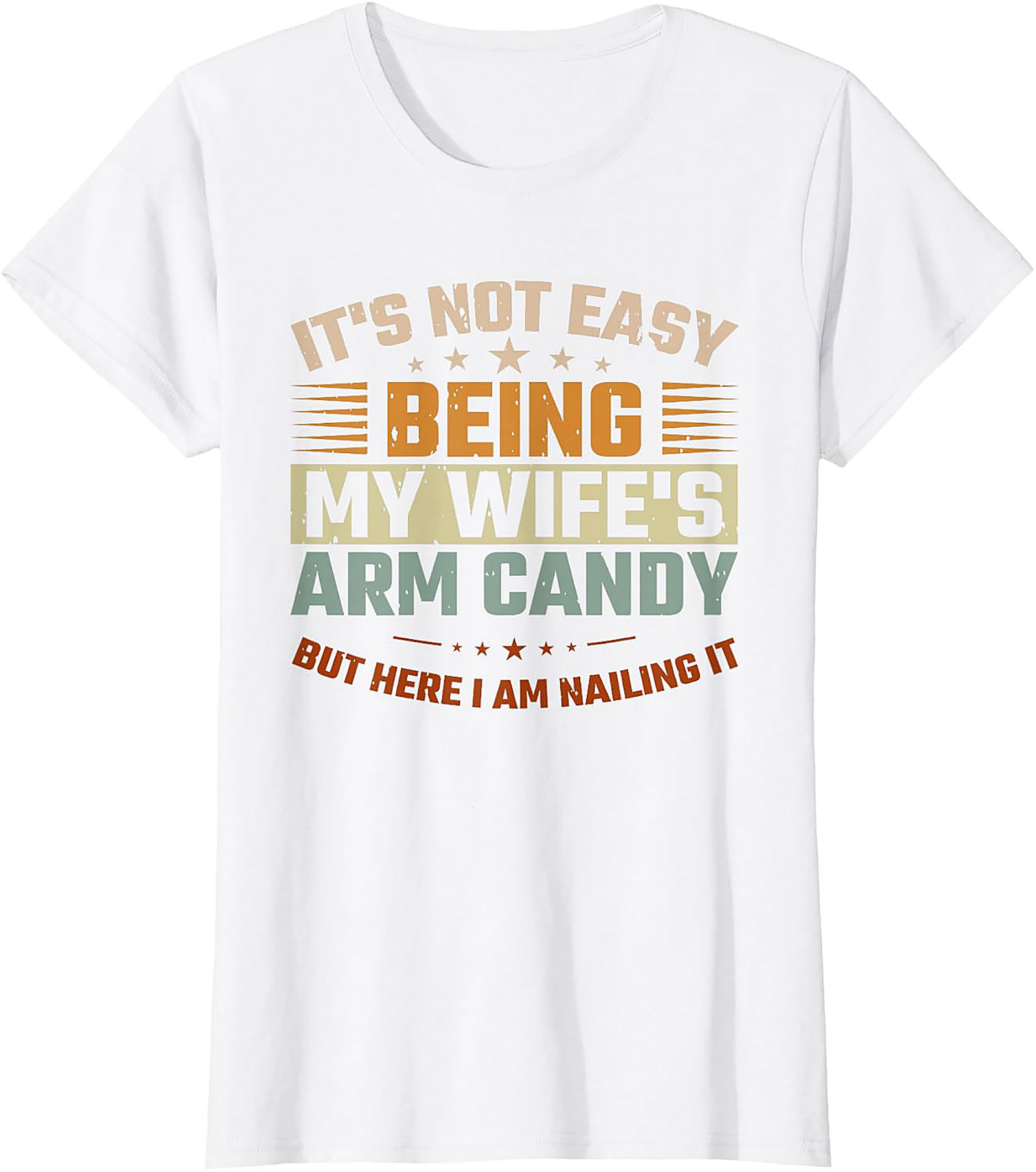 Funny "Arm Candy" T-Shirt | Wife's Best Accessory Tee