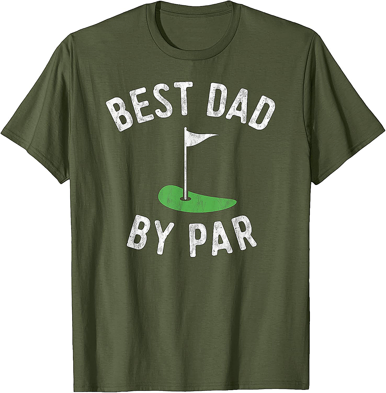 Best Dad By Par Funny Golf Shirt Father's Day Gift Tee