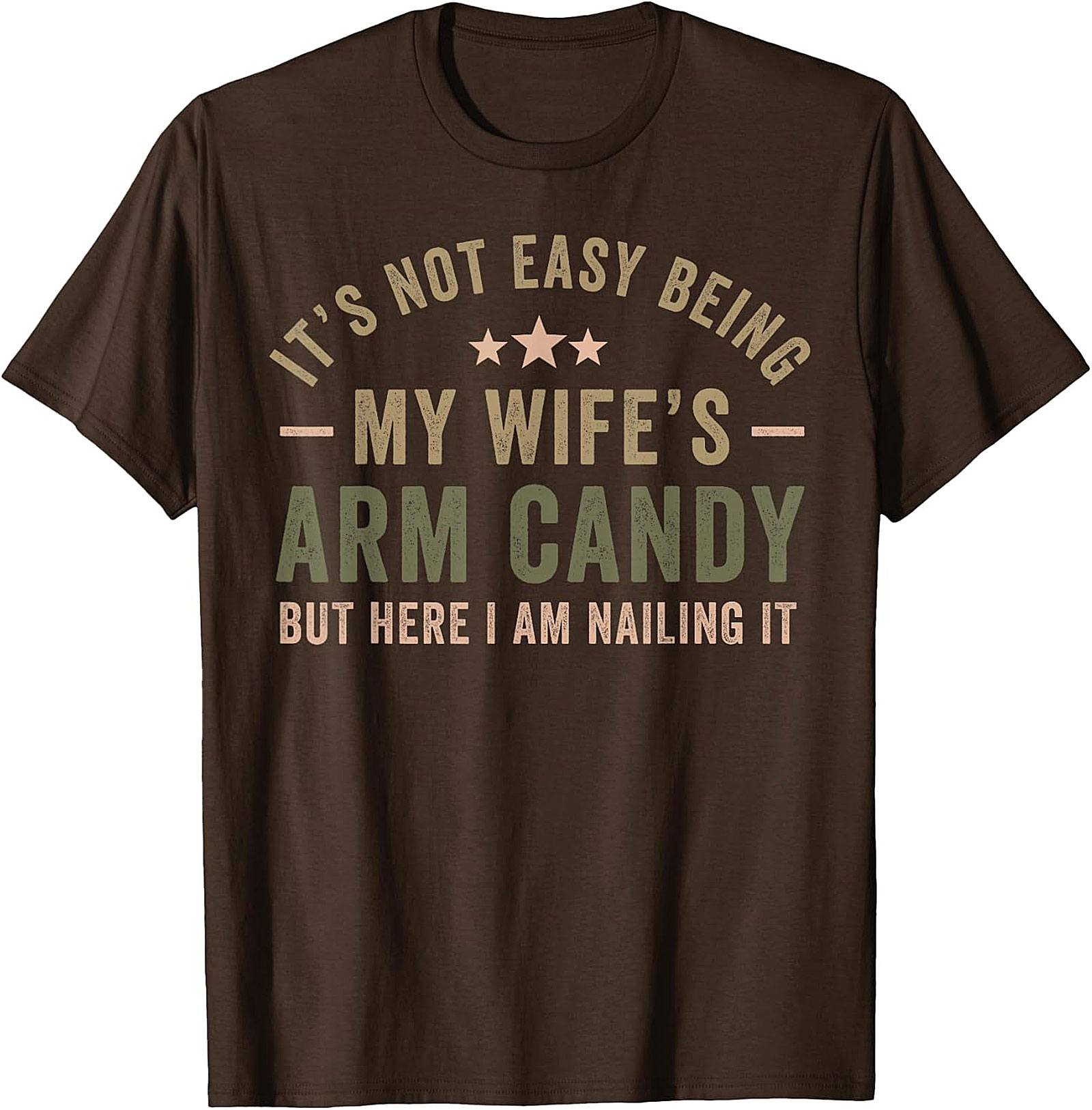 Funny "Arm Candy" T-Shirt for Men | Husband Gift