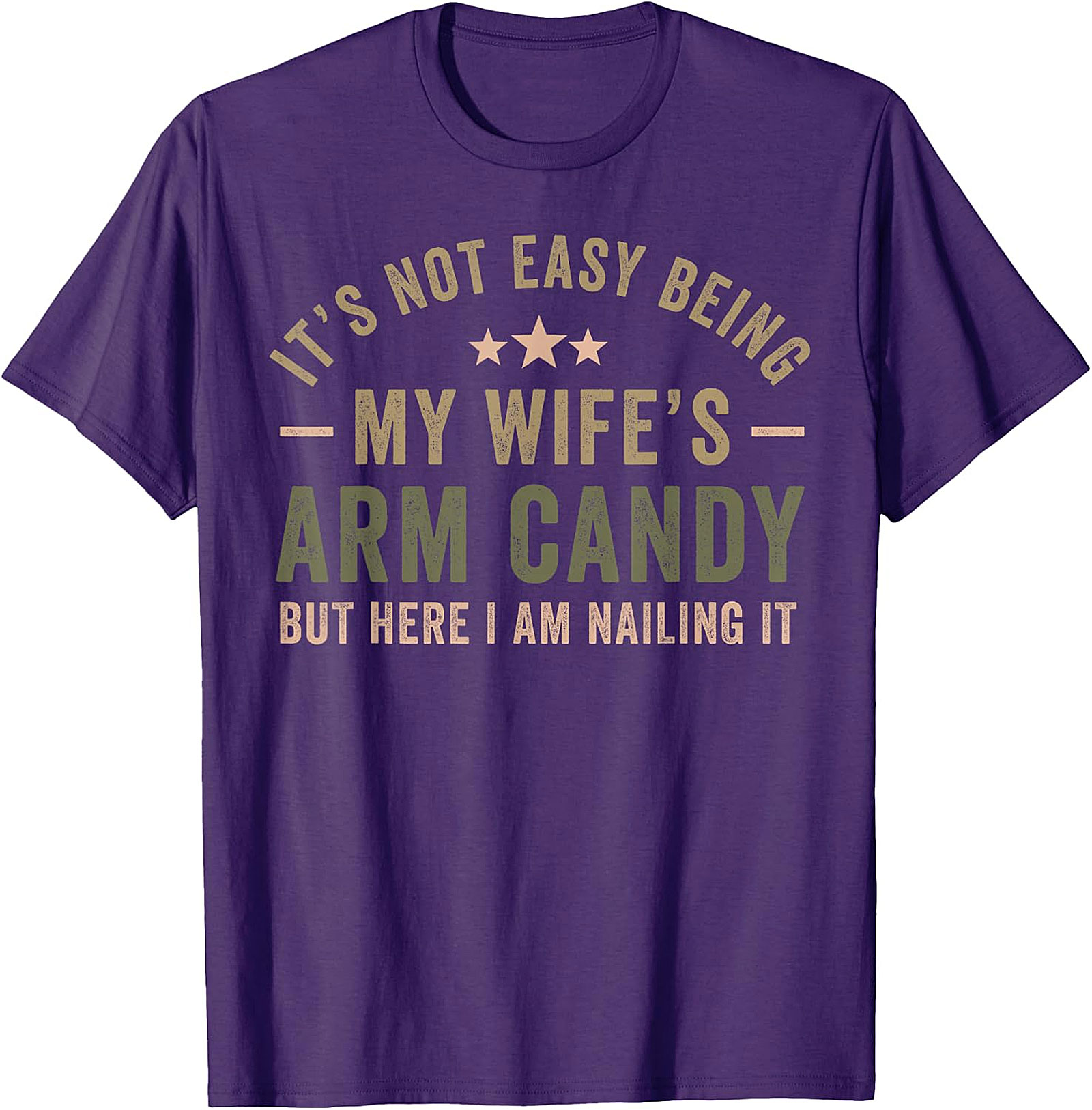 Funny "Arm Candy" T-Shirt for Men | Husband Gift