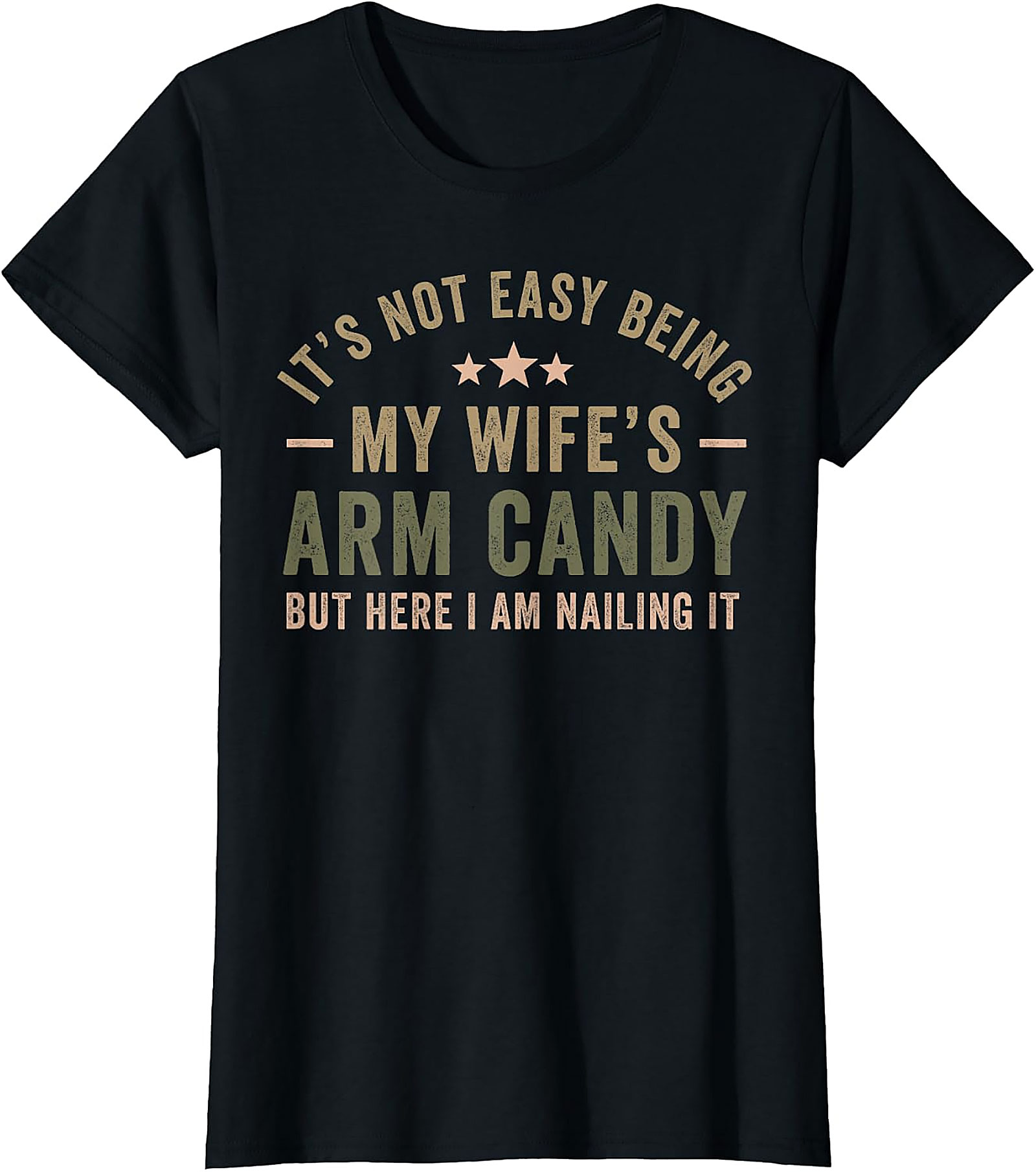 Funny "Arm Candy" T-Shirt for Men | Husband Gift